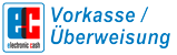 Vorkasse/ Überweisung Logo