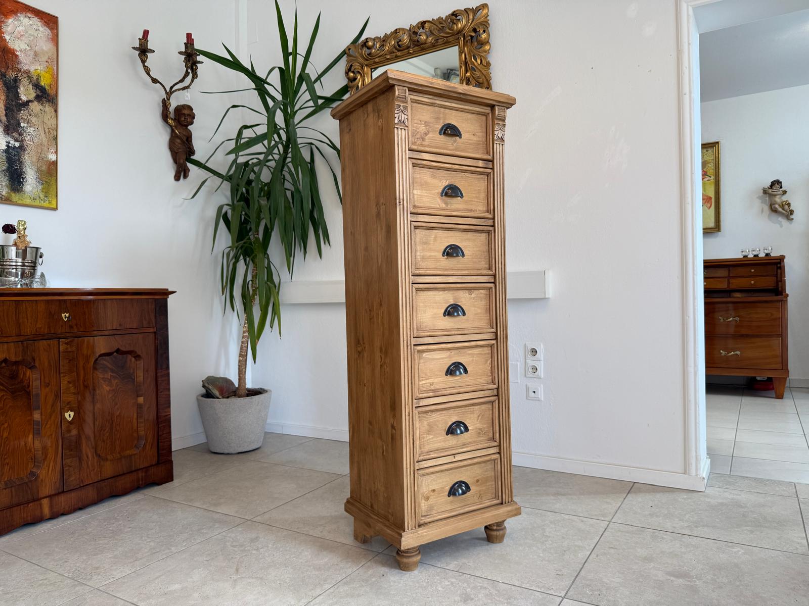 Bäuerliche Kommode 7 Ladenkommode Landhausmöbel Weichholzmöbel G1854