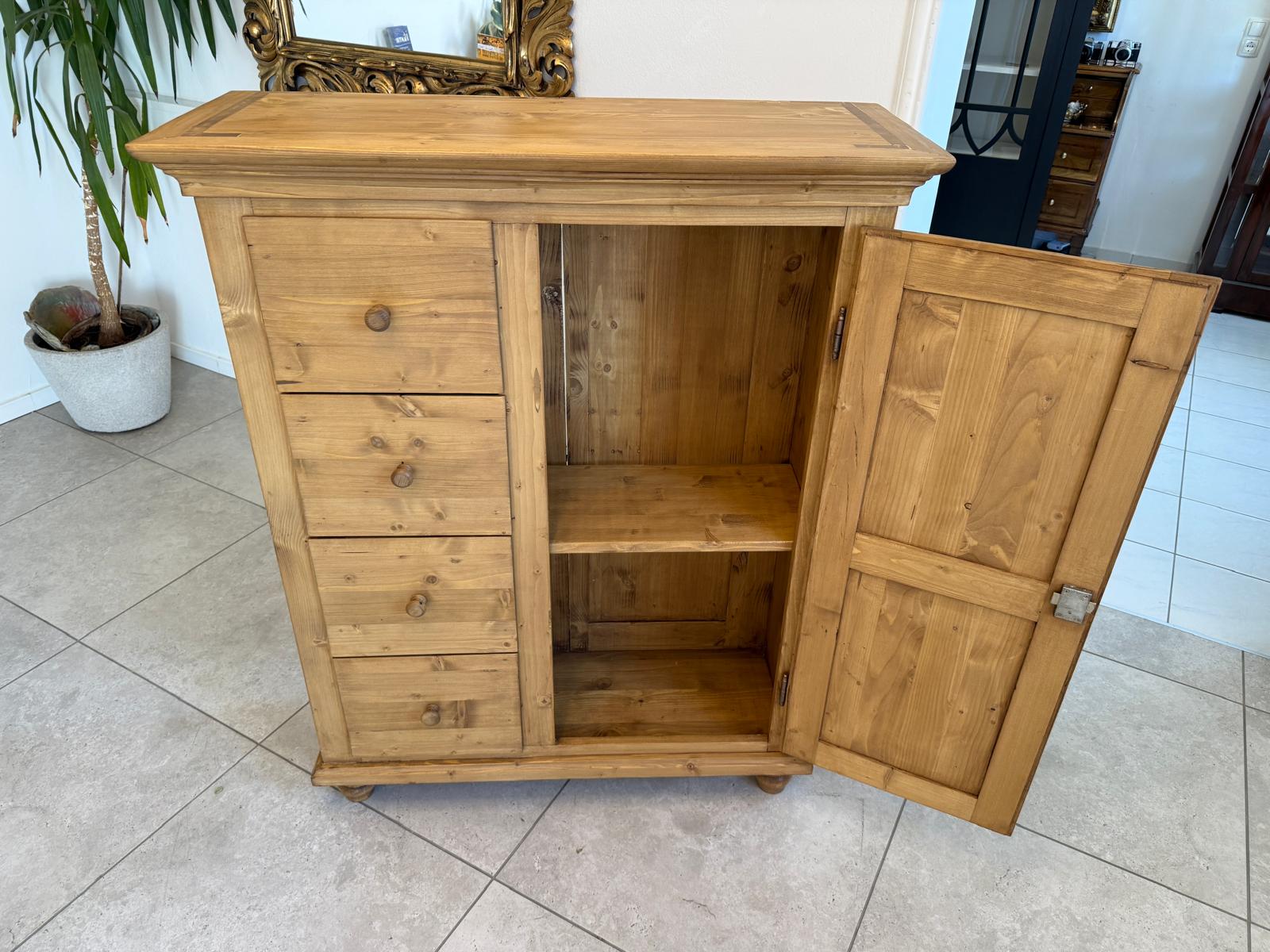 Brotschrank Almerschrank Speiskasten Bauernkasten Naturholzschrank  G2177