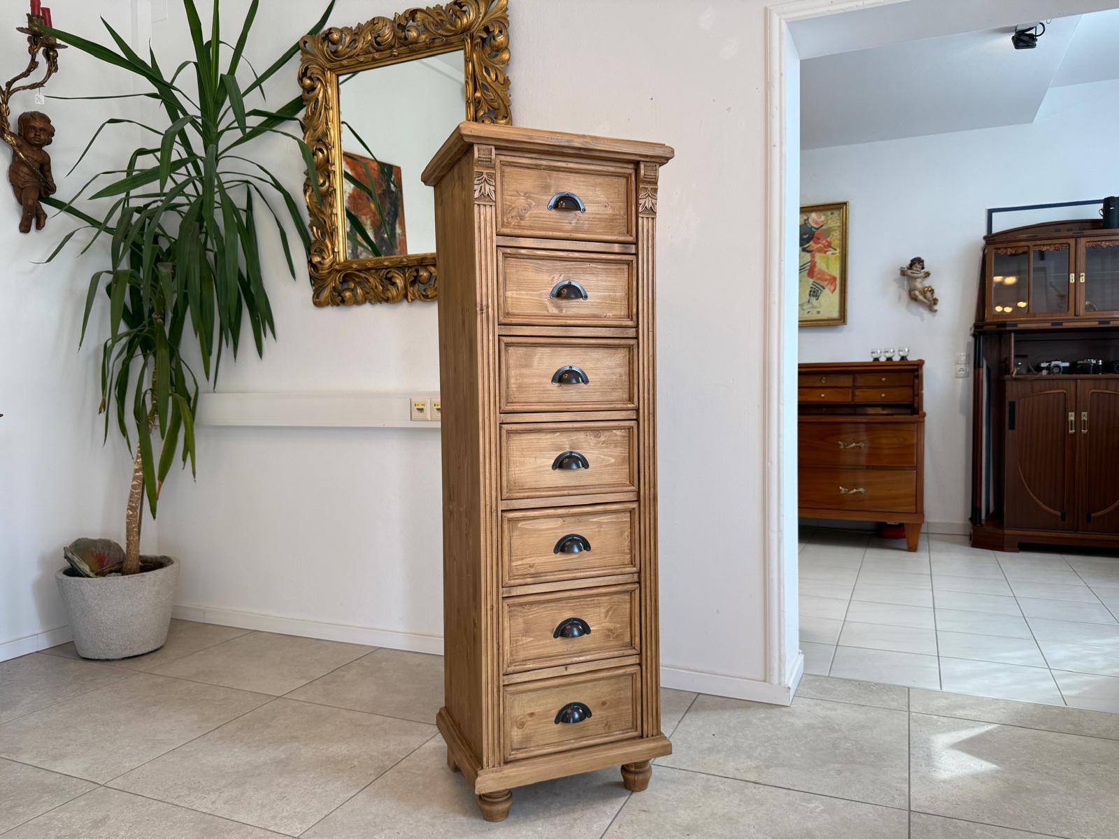 Bäuerliche Kommode 7 Ladenkommode Landhausmöbel Weichholzmöbel G1854