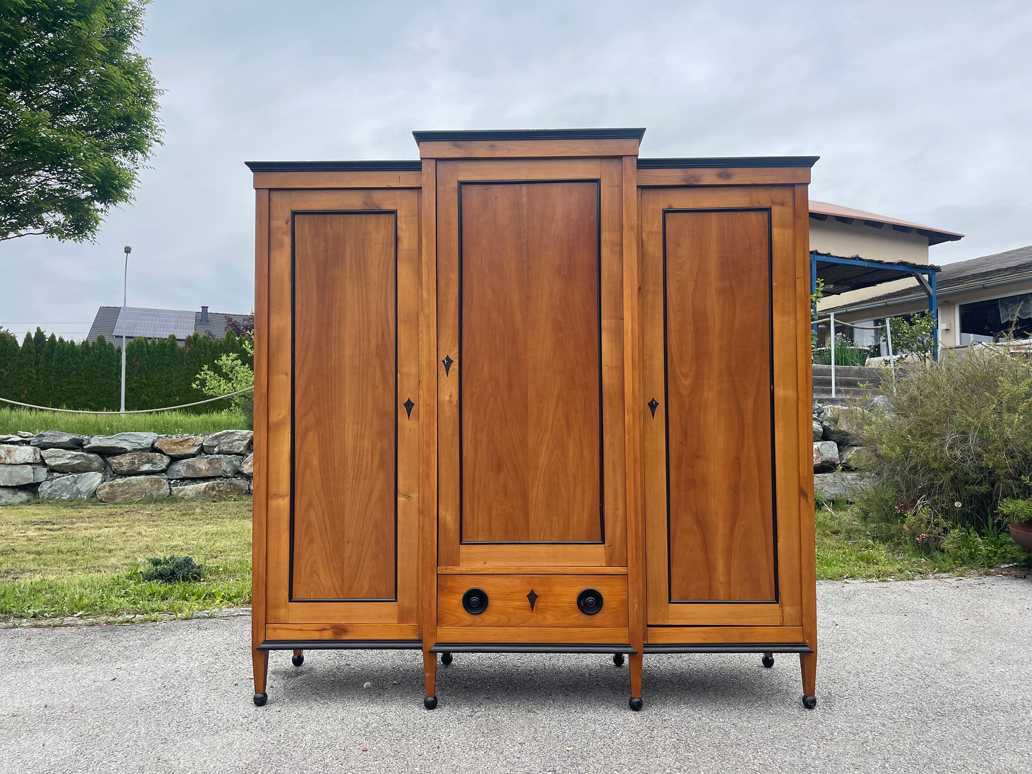 Jugendstil Garderobenschrank Kleiderschrank Schrank G1613