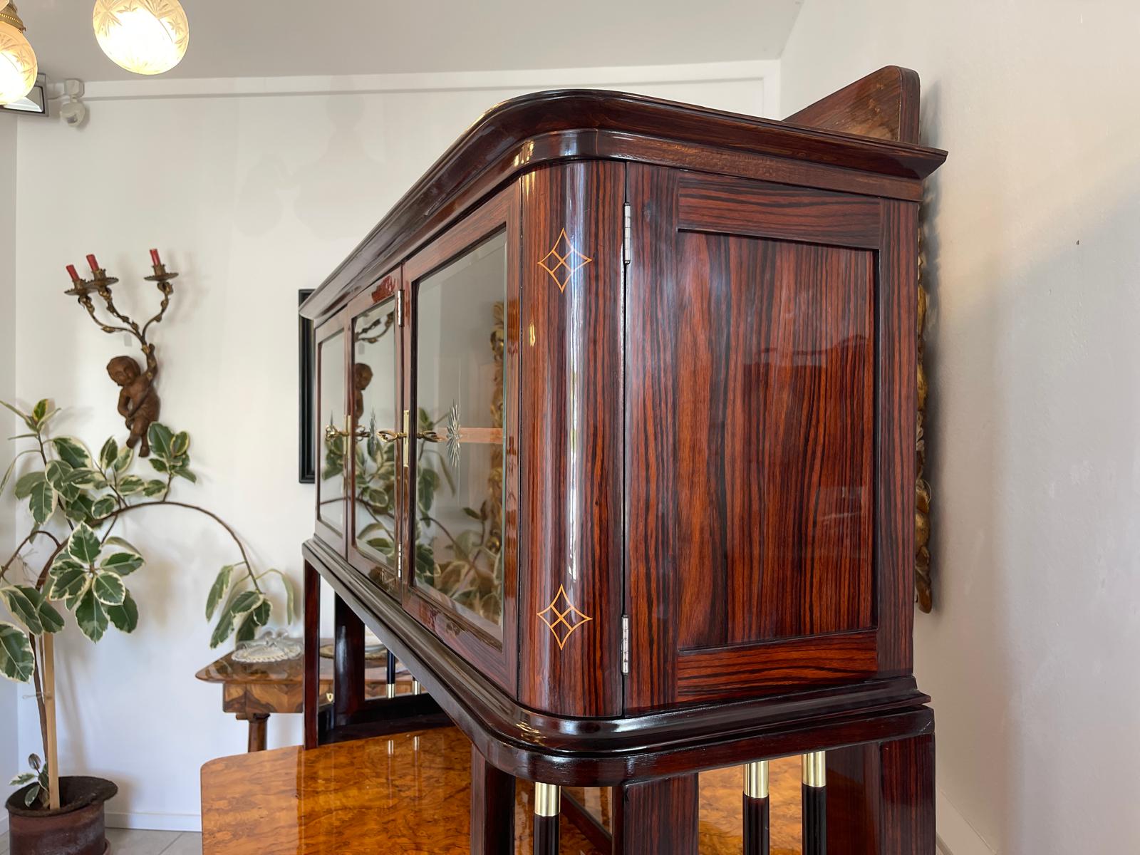 SALE Restauriertes Jugendstil Kredenz Etagere  Bücherschrank Traum Antiquität G1444