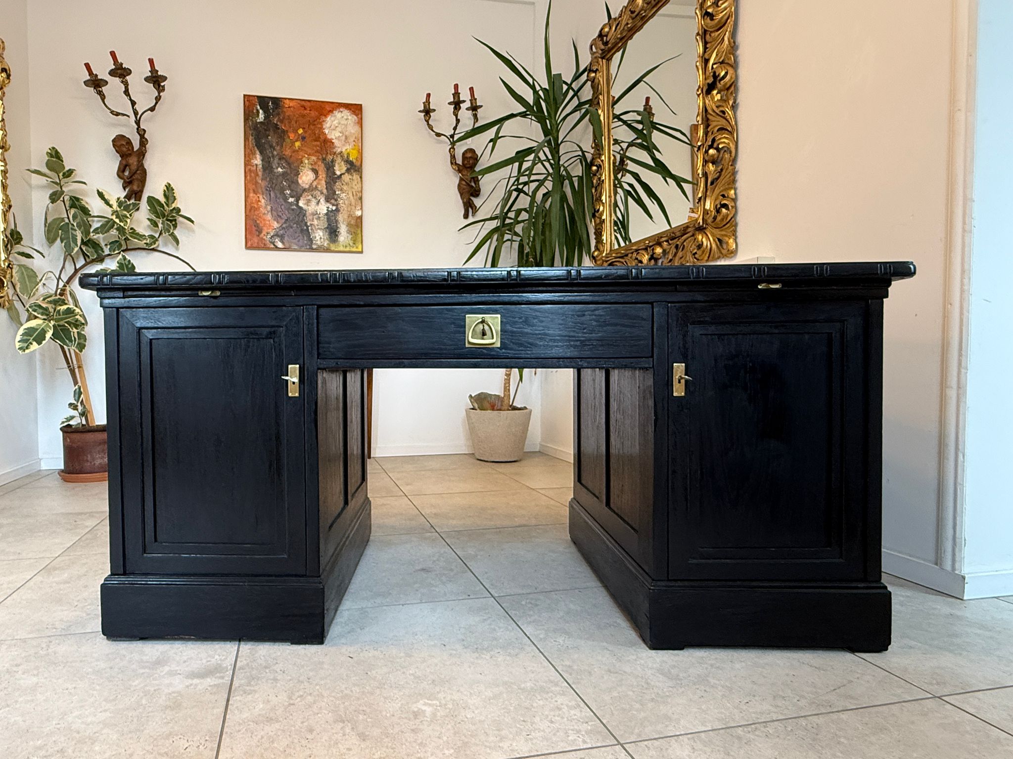 Restaurierter Jugendstil Schreibtisch Sekretär Wiener Sezession G2273