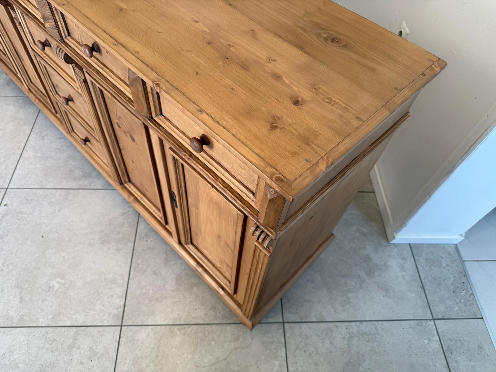 Massiver Apothekenschrank 8 Ladenkommode Ladenschrank G2291