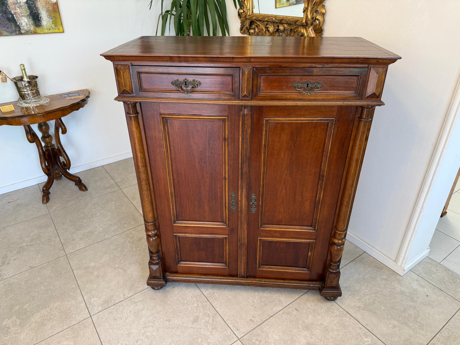 Originale Gründerzeit Anrichte Schrank Vertiko Schrank G1601