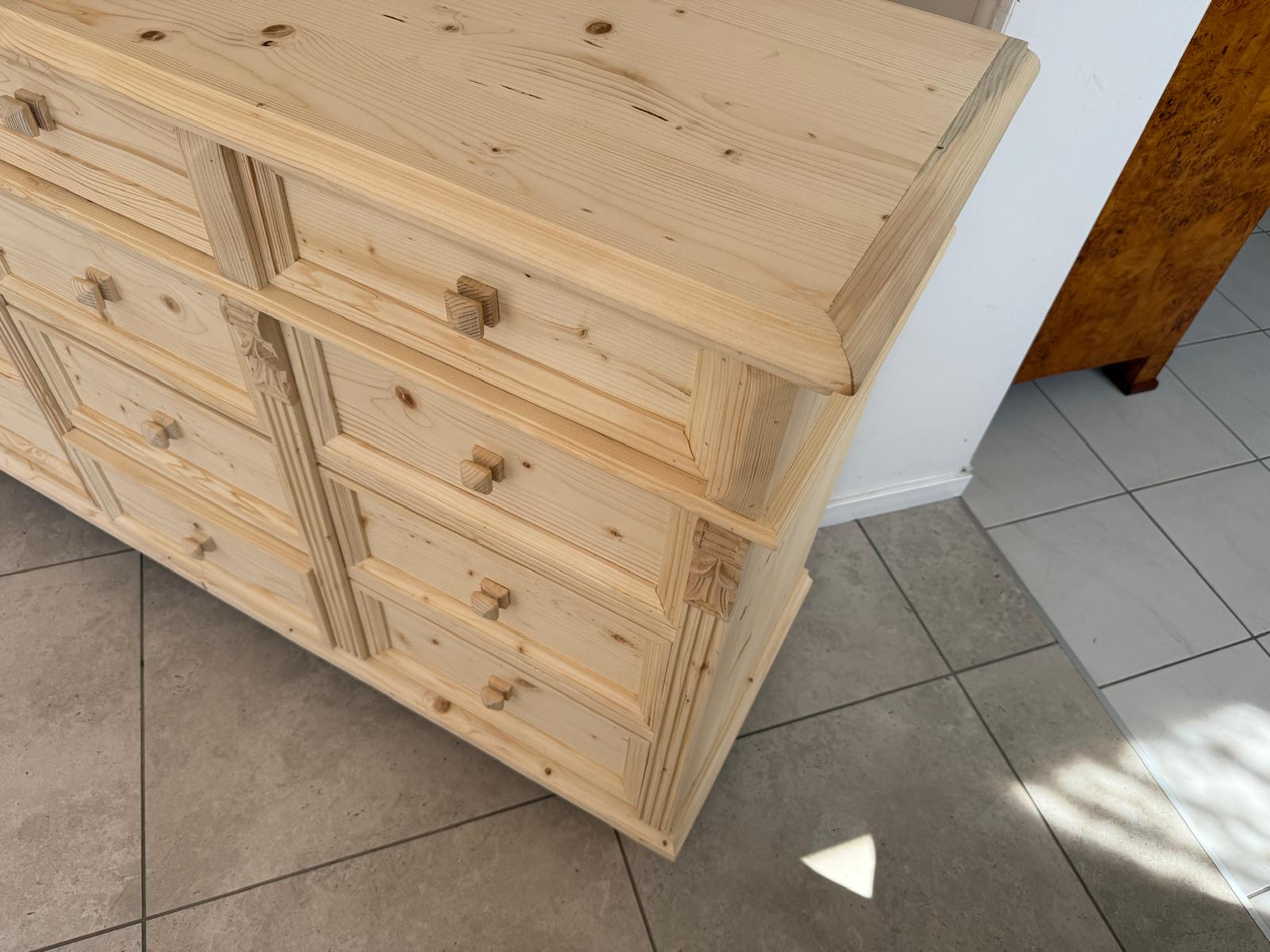 Massivholzkommode Ladenkommode Bauernmöbel Bauernmöbel Bauernschrank G1866