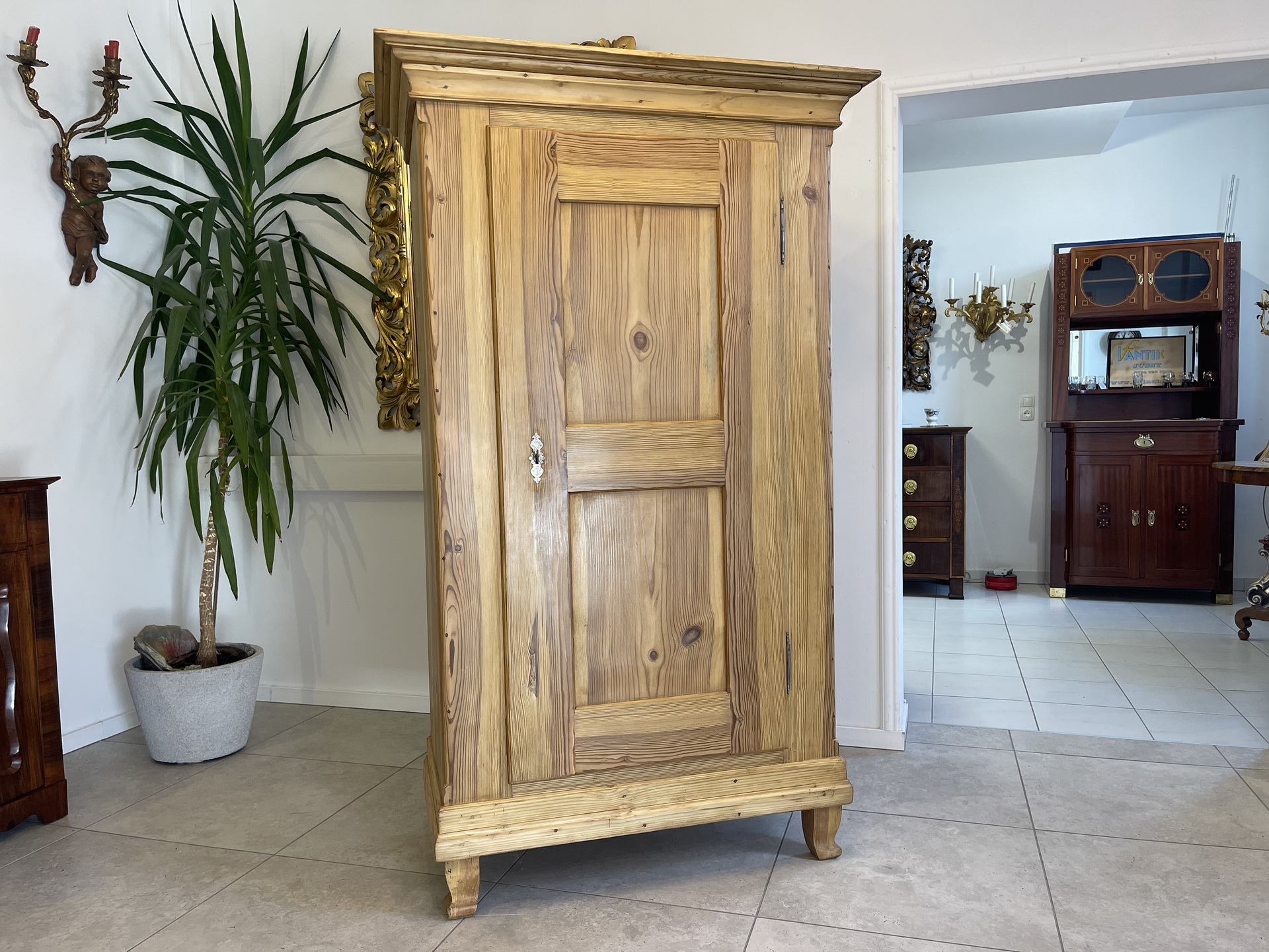 Bauernschrank-374YHLFexQ3AI4O Sale Originaler Bauernschrank Naturholzschrank A4003