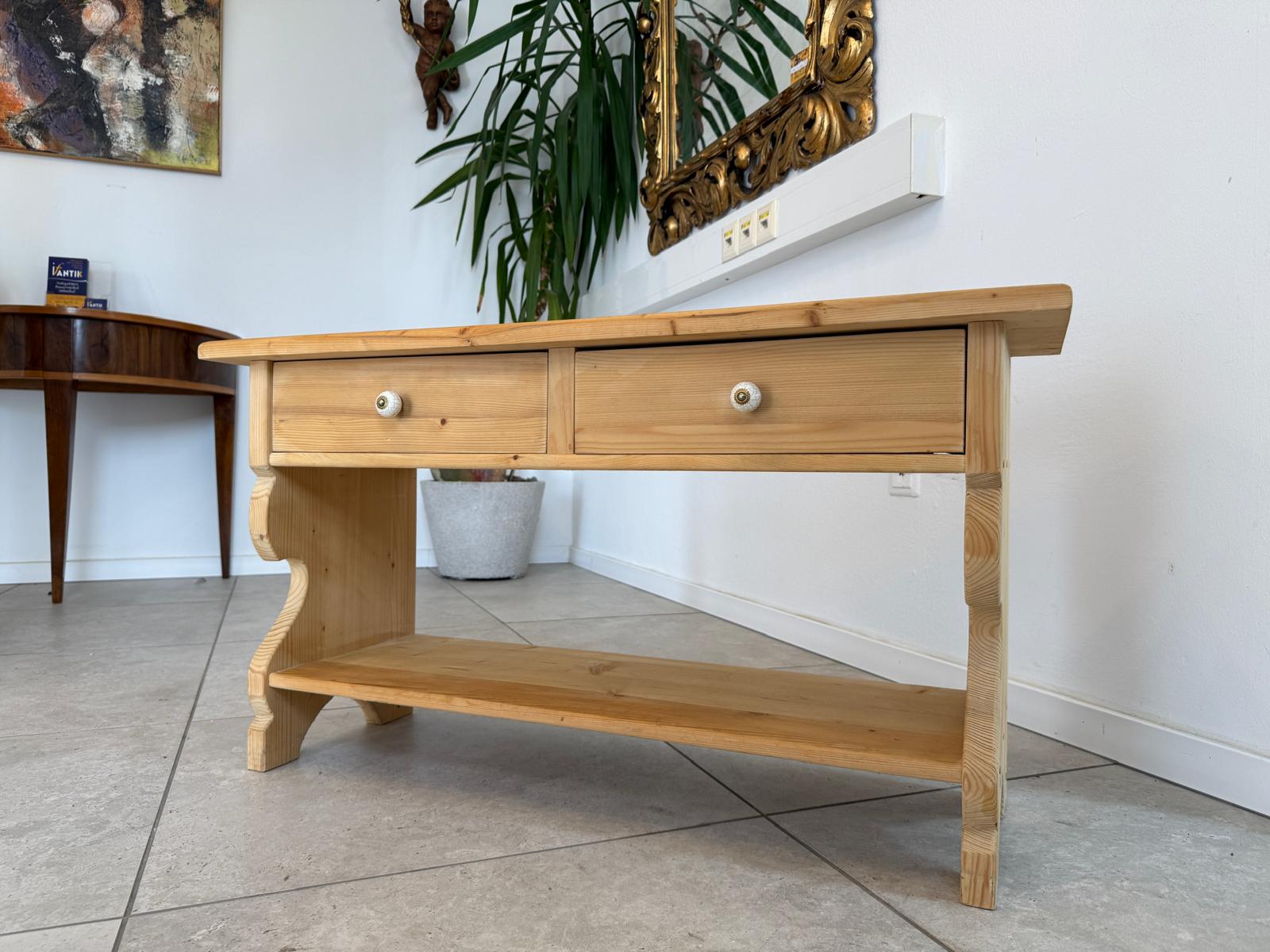 Altes Bankerl Sitzbank Bankerl Massivholz Bauernbank G2148