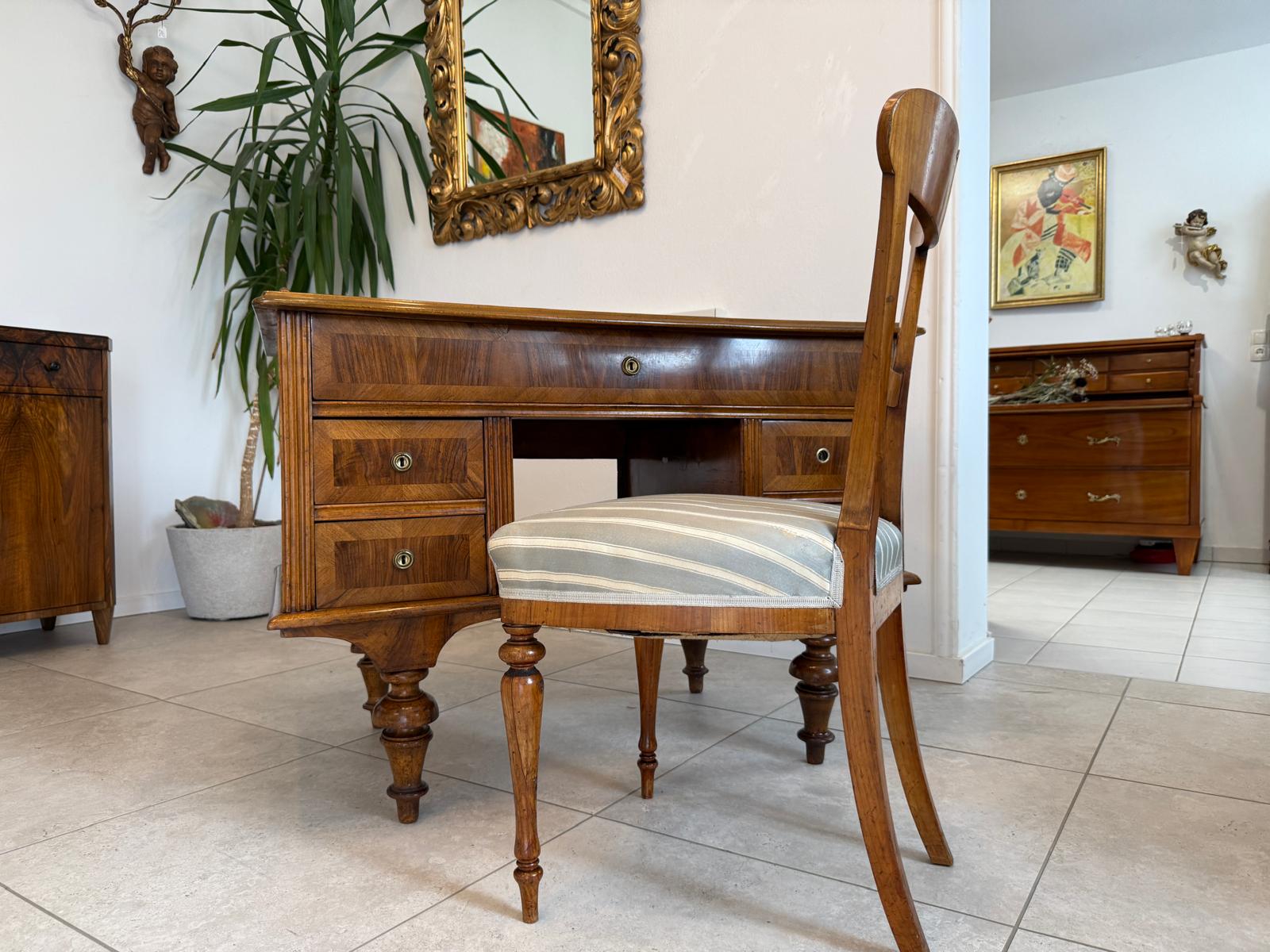 Sale Originaler Gründerzeit Schreibtisch Sekretär Nussholz G1857-1