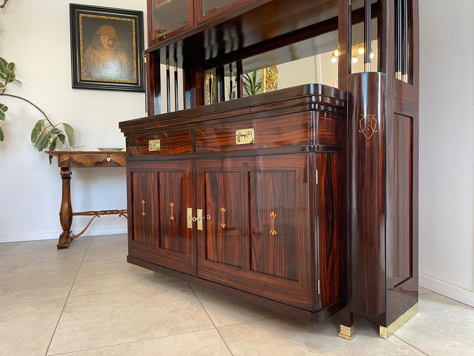 SALE Restauriertes Jugendstil Kredenz Etagere  Bücherschrank Traum Antiquität G1444
