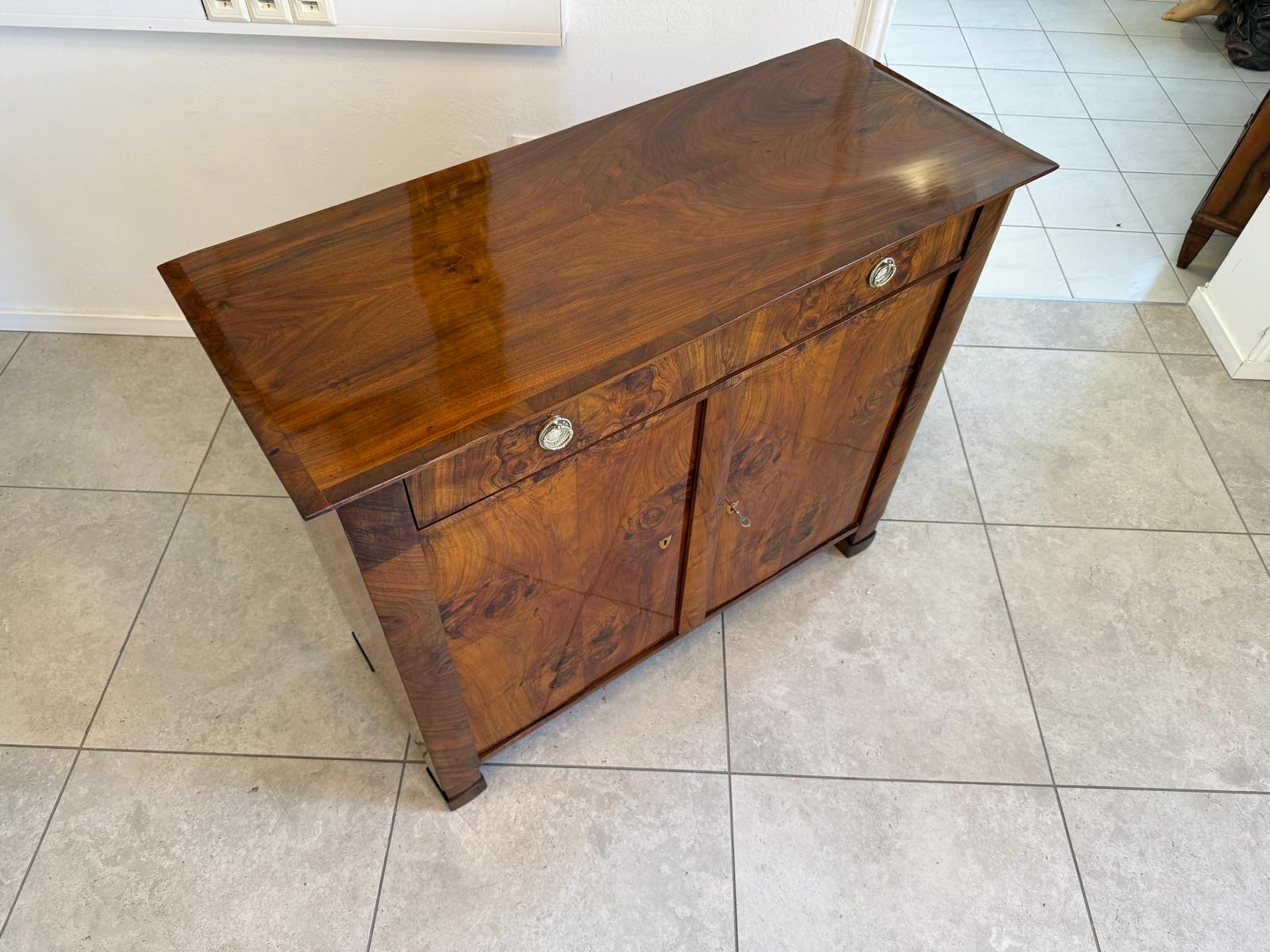 Biedermeier Trumeau Restauriert Antiquität Restauriert D2391