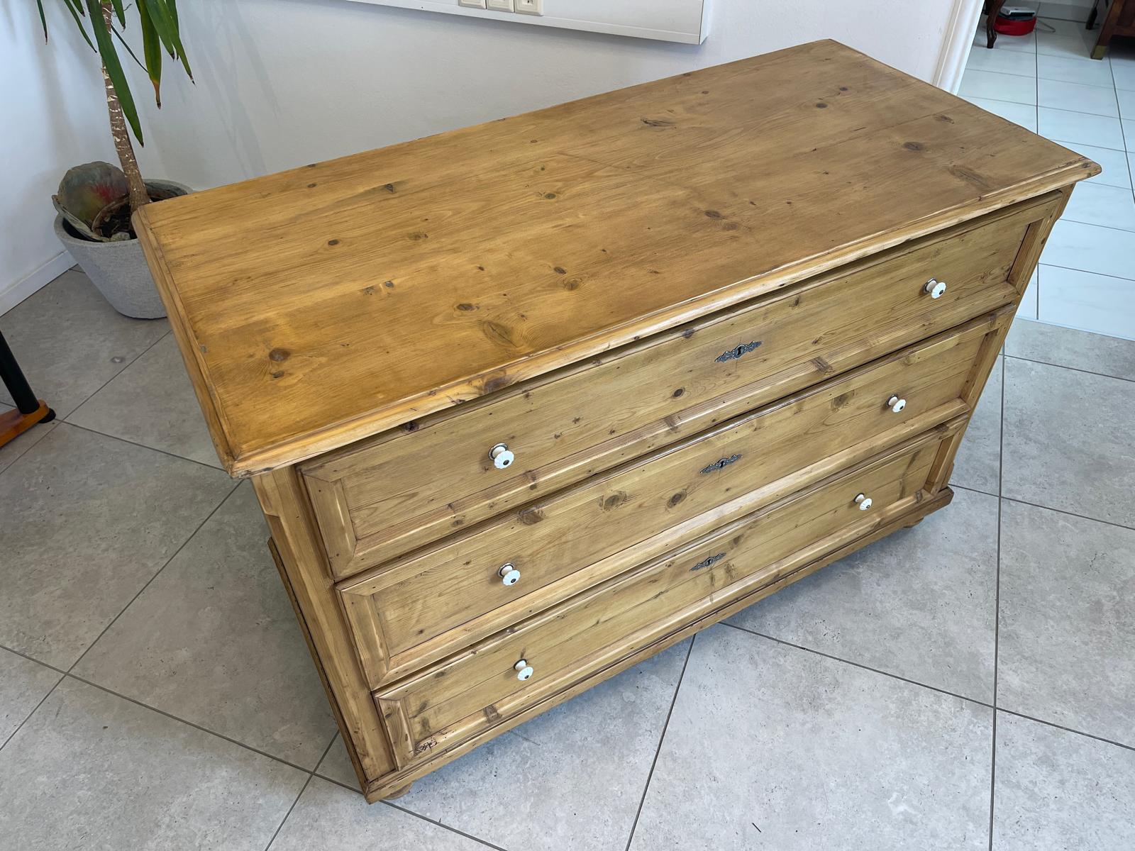 Restaurierte Übergroße Biedermeier Kommode Ladenkommode Bauernstube G1234