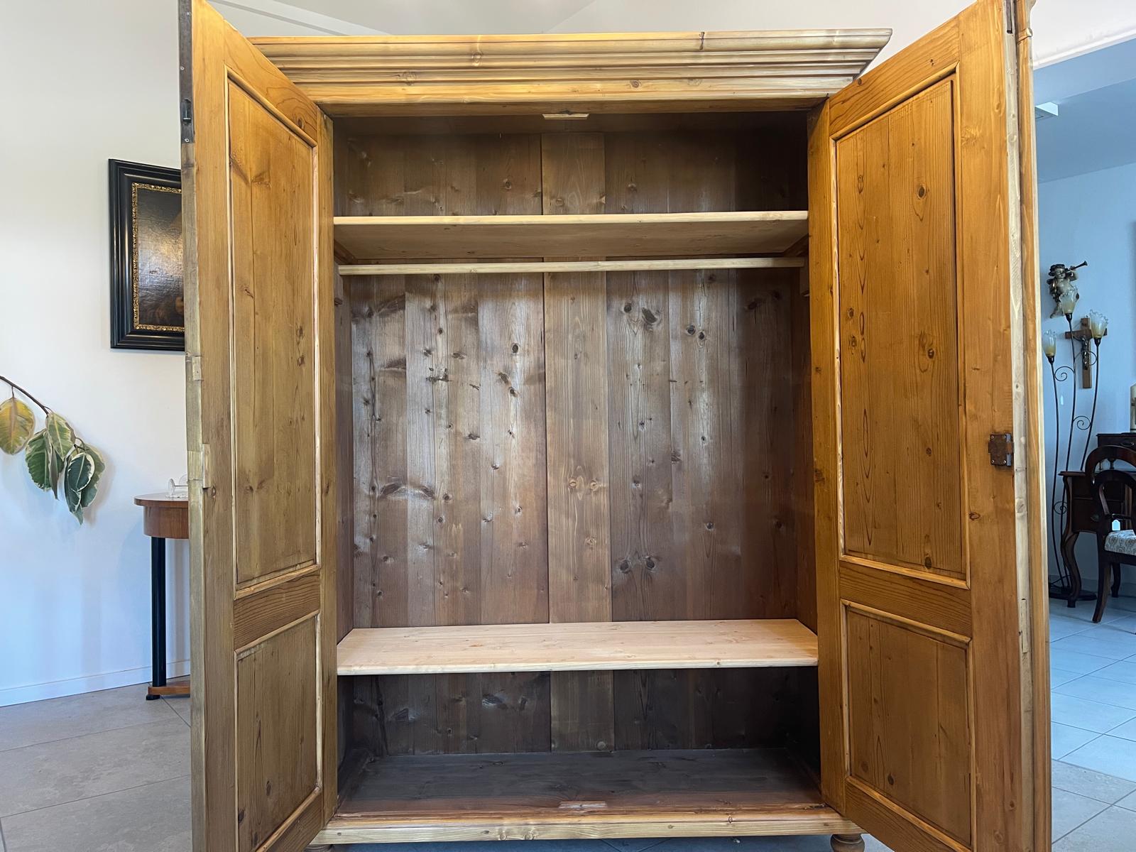 Sale Steirischer Biedermeier Bauernschrank Naturholzschrank Bauernmöbel Antik G1299