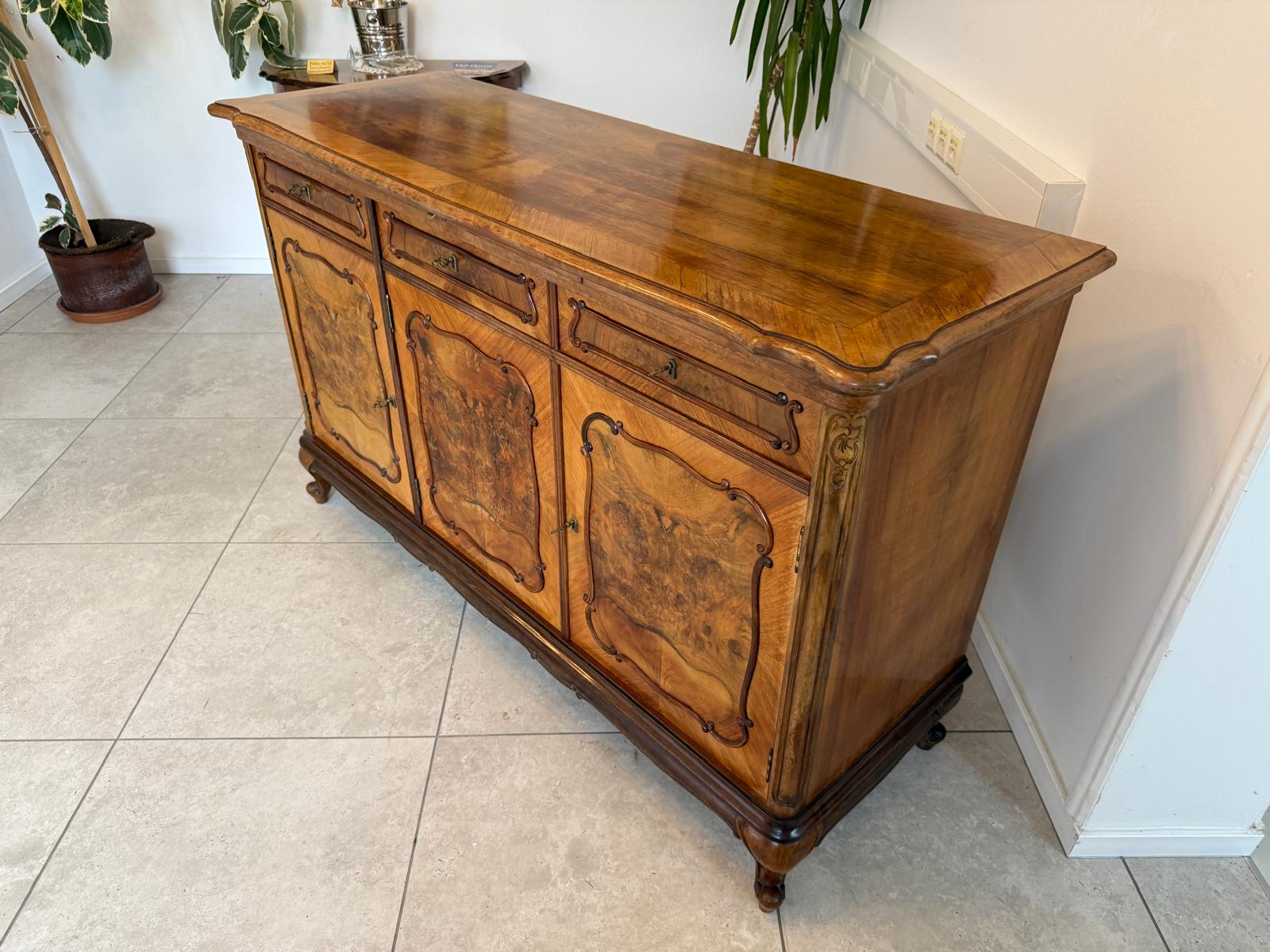 Barocke Anrichte Kommode Sideboard Ablage G1731