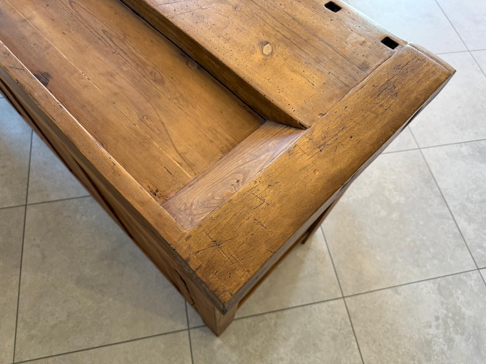 Urige Hobelbank Werkbank Pult Tresen Ladenschrank G2179-1