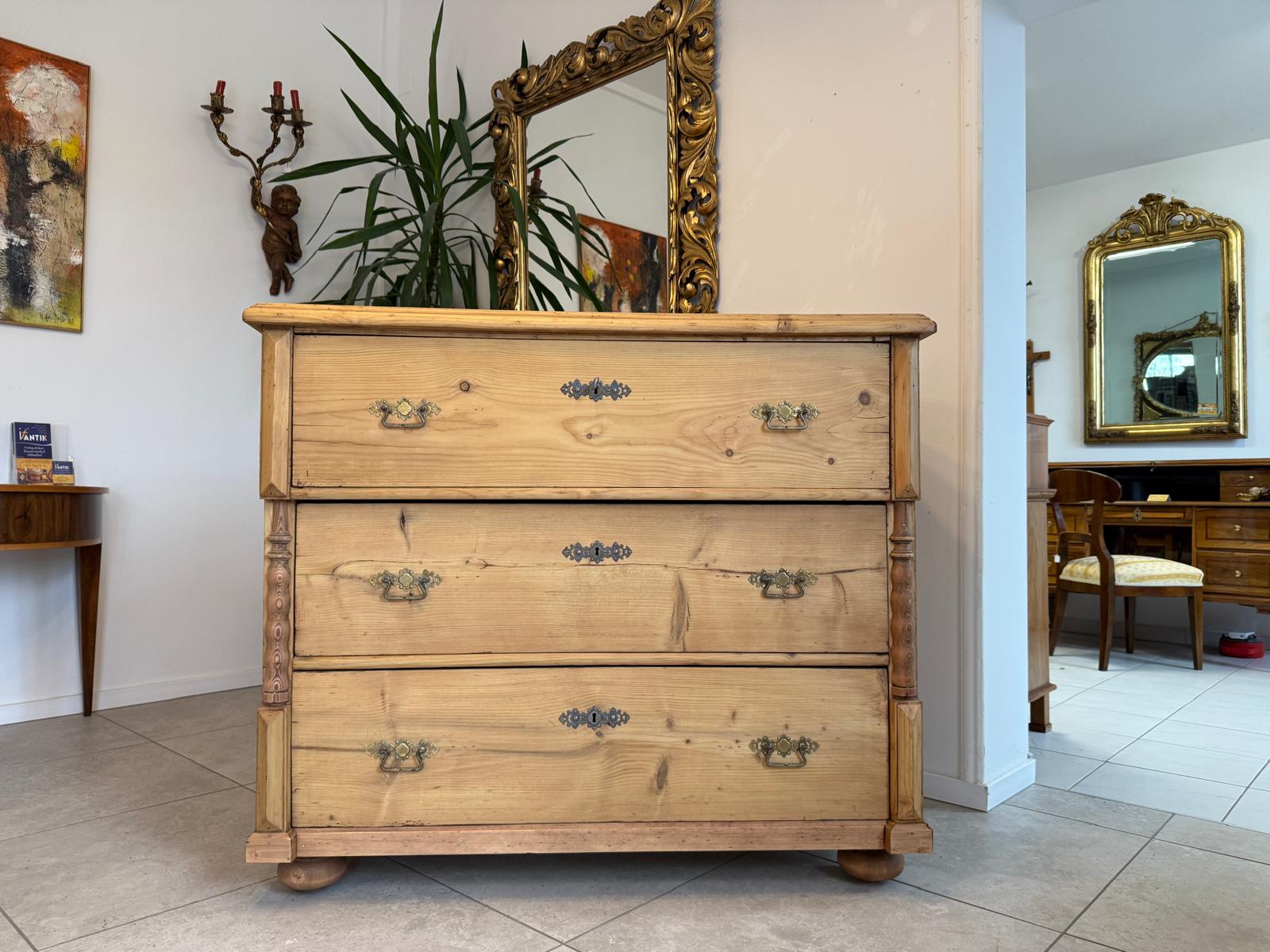 restaurierte Biedermeier Kommode Ladenkommode Antik G2295