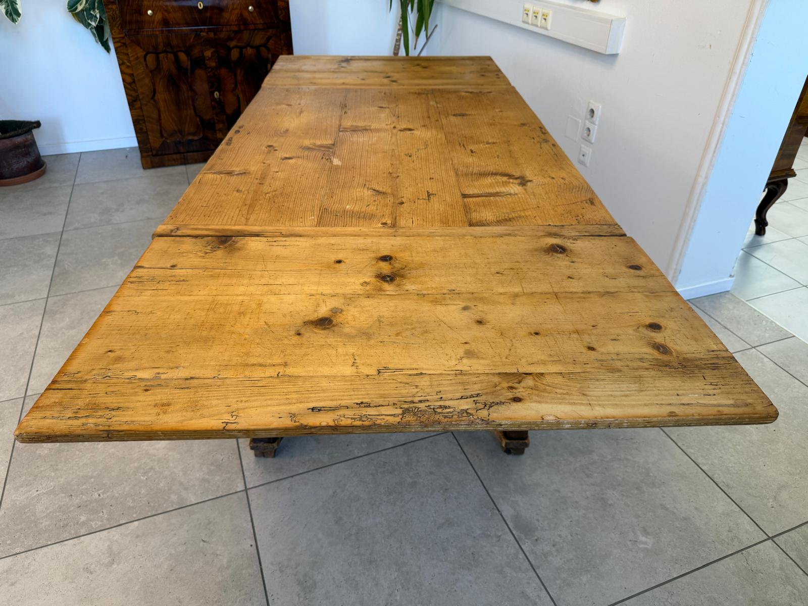 Uriger Bauerntisch Tafeltisch Hüttentisch Naturholztisch Burgenland ifantik D2404