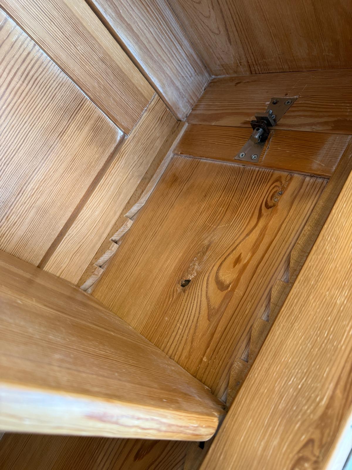 Sale Jugendstil Vitrine Bauernvitrine Bauernschrank Bücherschrank D1261