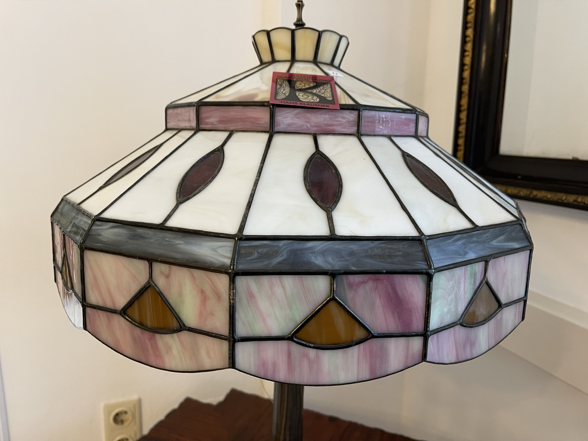 tiffany-glaskunst-_164 Echtglas Lampe Tiffany Glaskunst Klaunser kl11