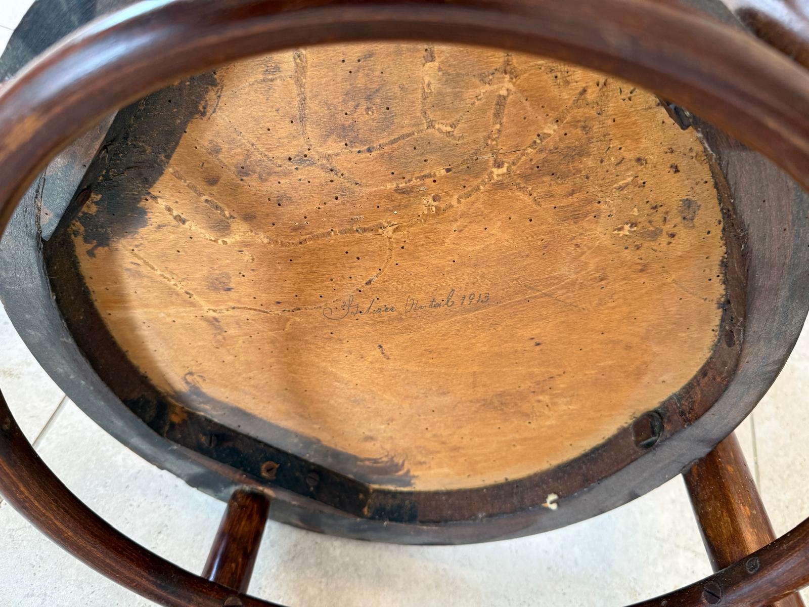 Bugholzsessel Stuhl Sessel Jugendstil  G1861