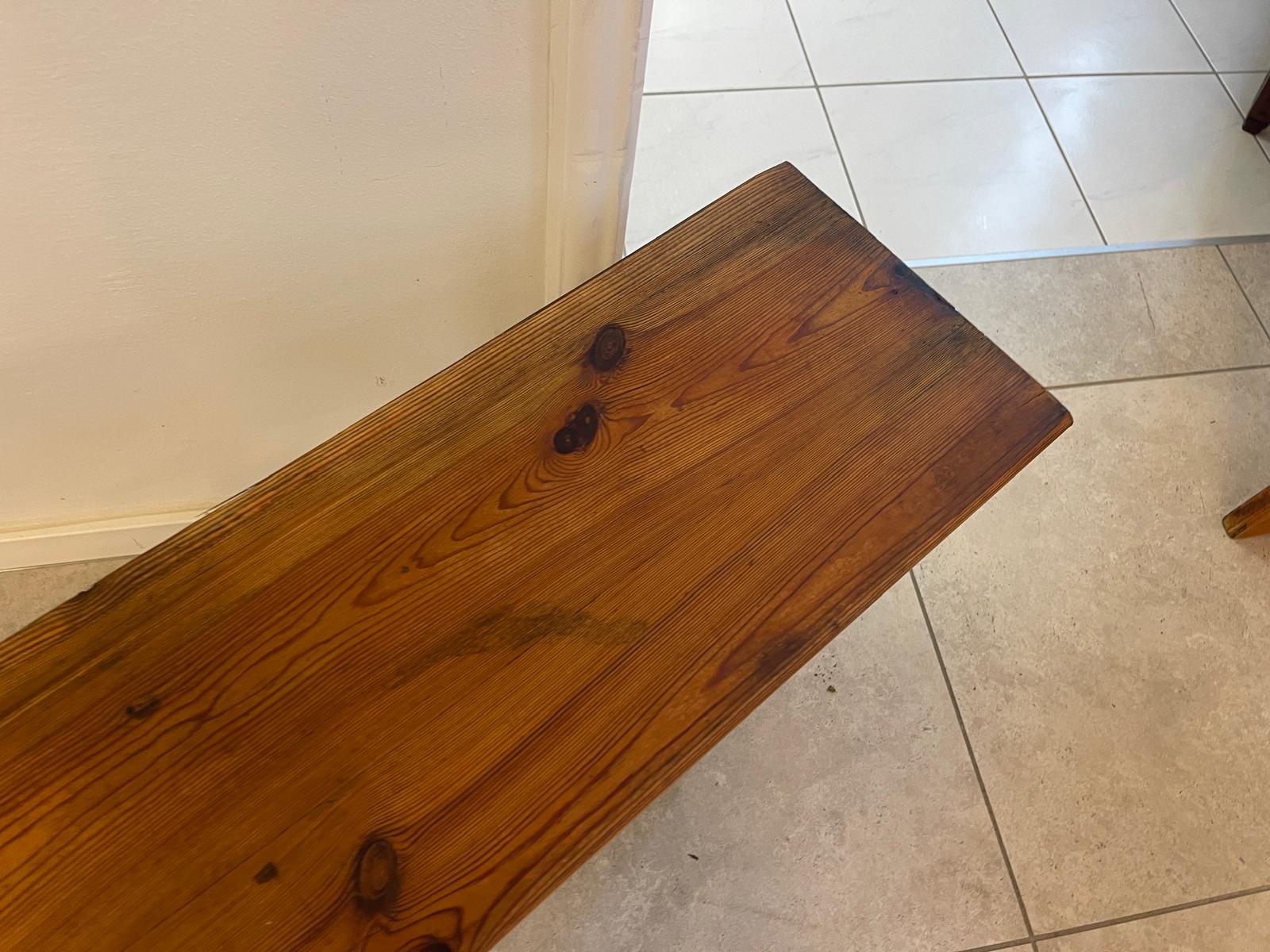 Altes  Bankerl Sitzbank Bankerl Massivholz Bauernbank 191cm  A5165