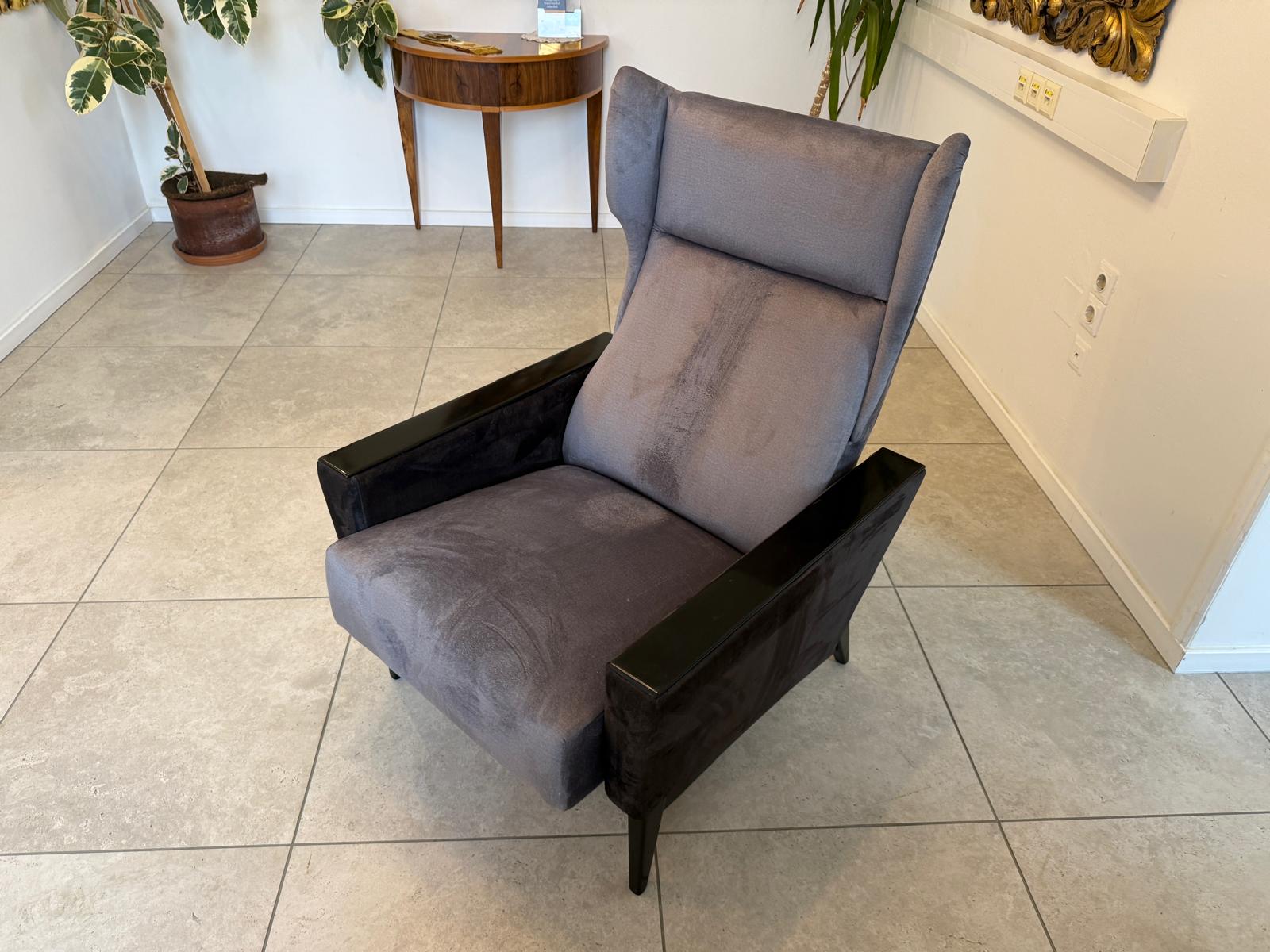 Art Deco Fauteuil Designerstuhl Liegestuhl Antiquität G2270