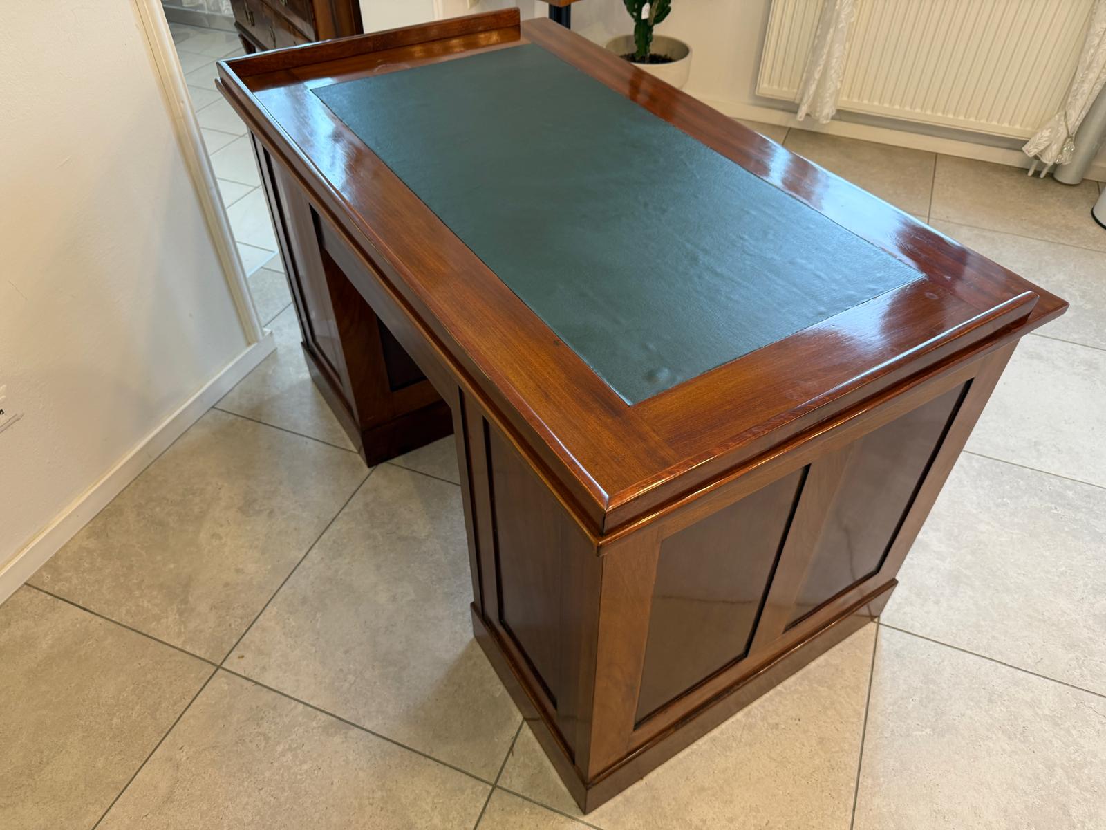 Altrestaurierter Jugendstil Schreibtisch Sekretär Freisteher G1878