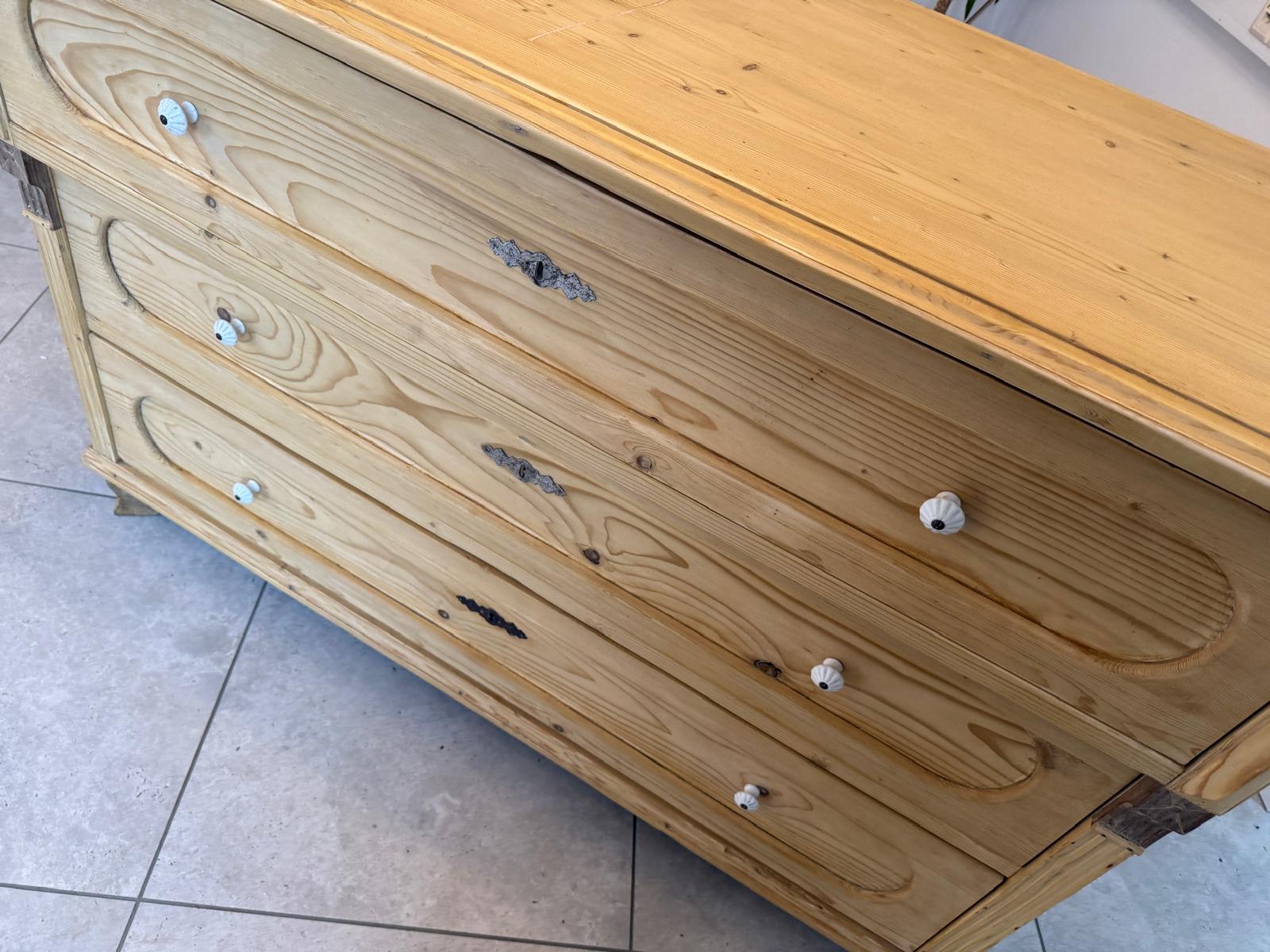 SALE Restaurierte Biedermeier Kommode Ladenkommode Weichholz D1079