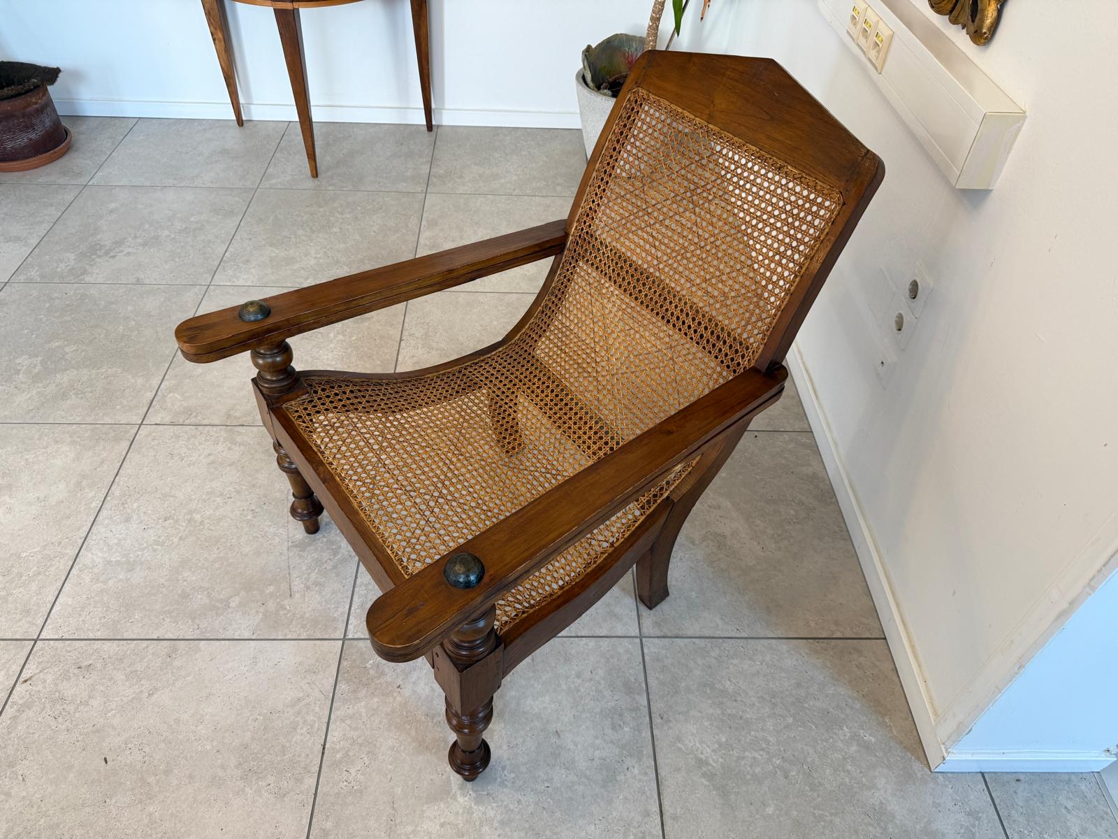 originaler Biedermeier Fauteuil Brokatkstoff Armlehnstuhl Intarsiert Nr. 8499