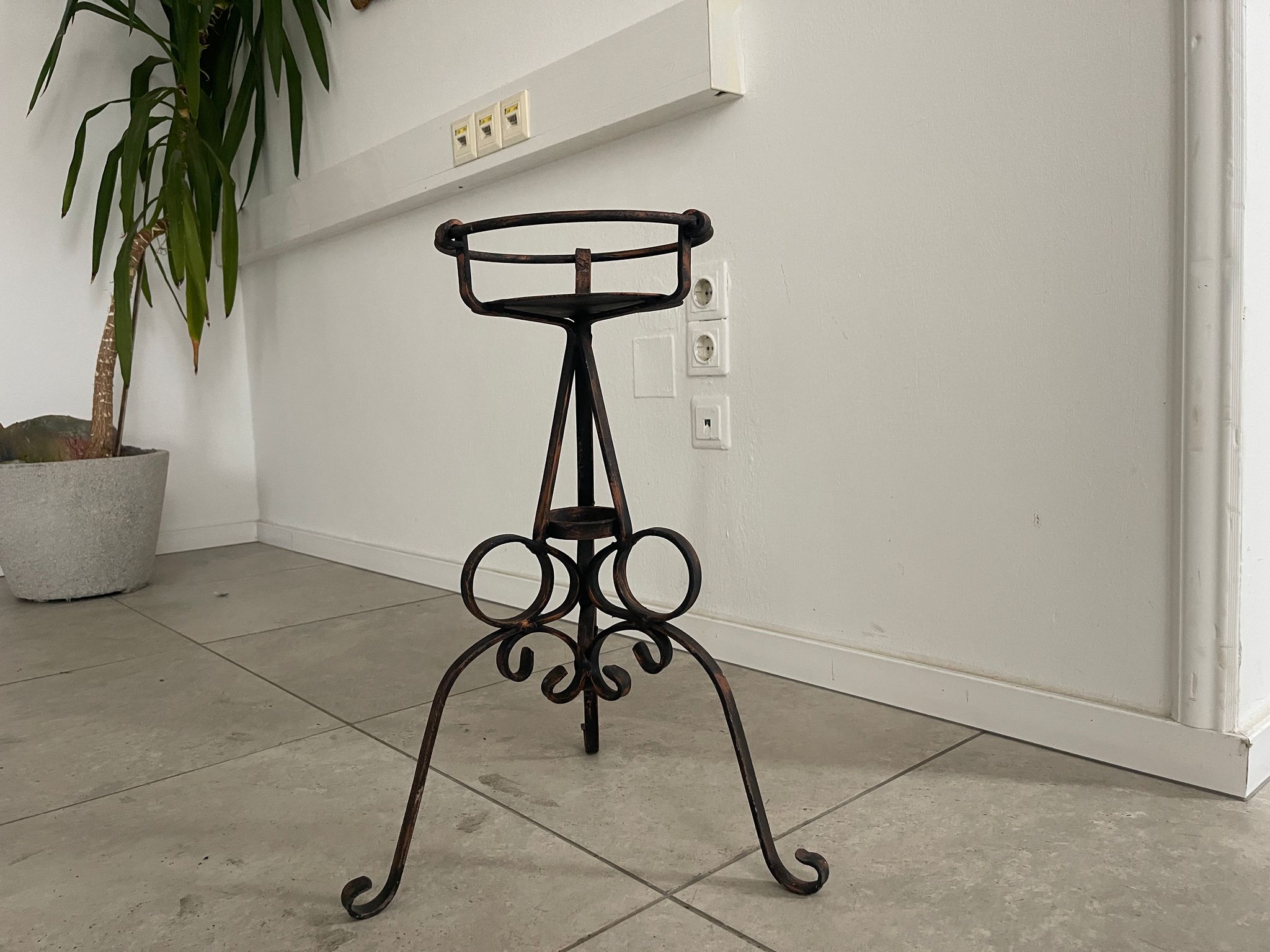 Schmiedeeisernes Postament Blumentisch Postament G1226