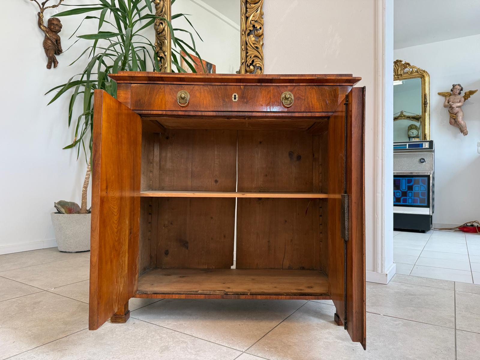 Biedermeier Trumeau Anrichte Schrank Originalstück Authentikum D2385