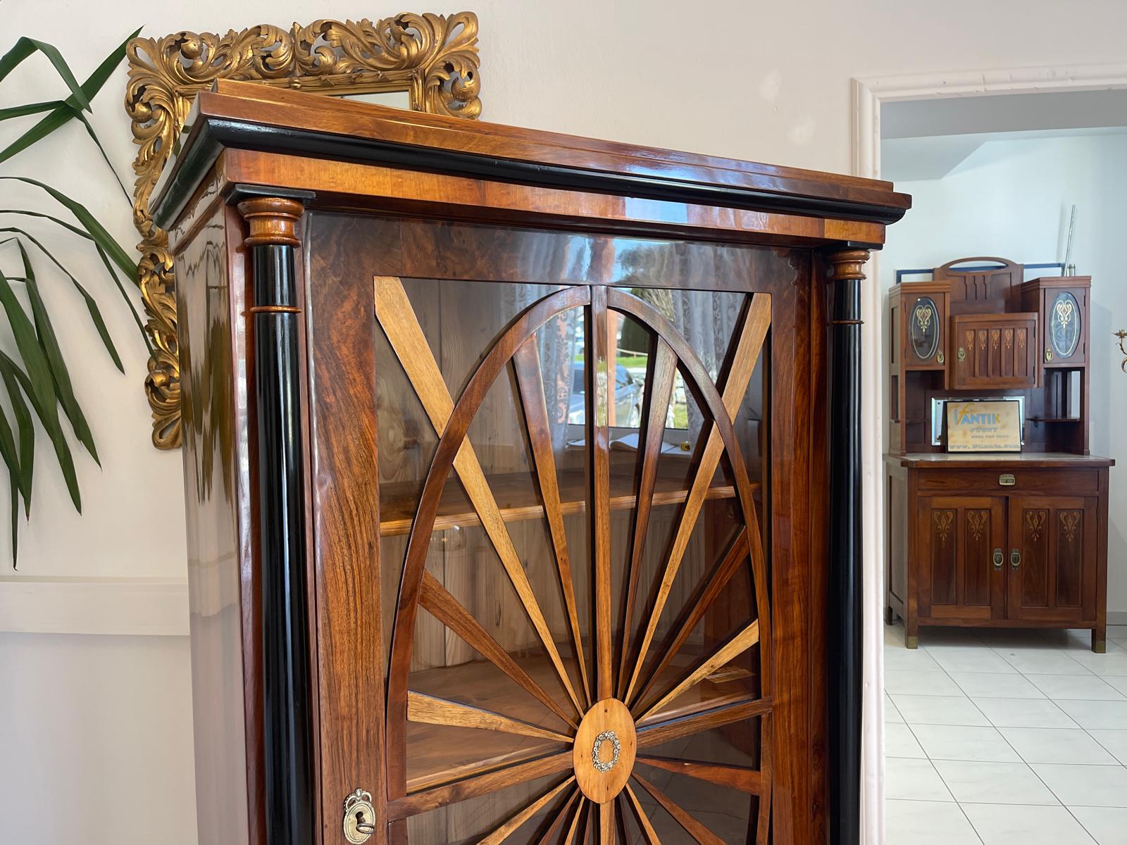 Sale Empire Vitrine Sonnenvitrine Bücherschrank Antiquität G1372