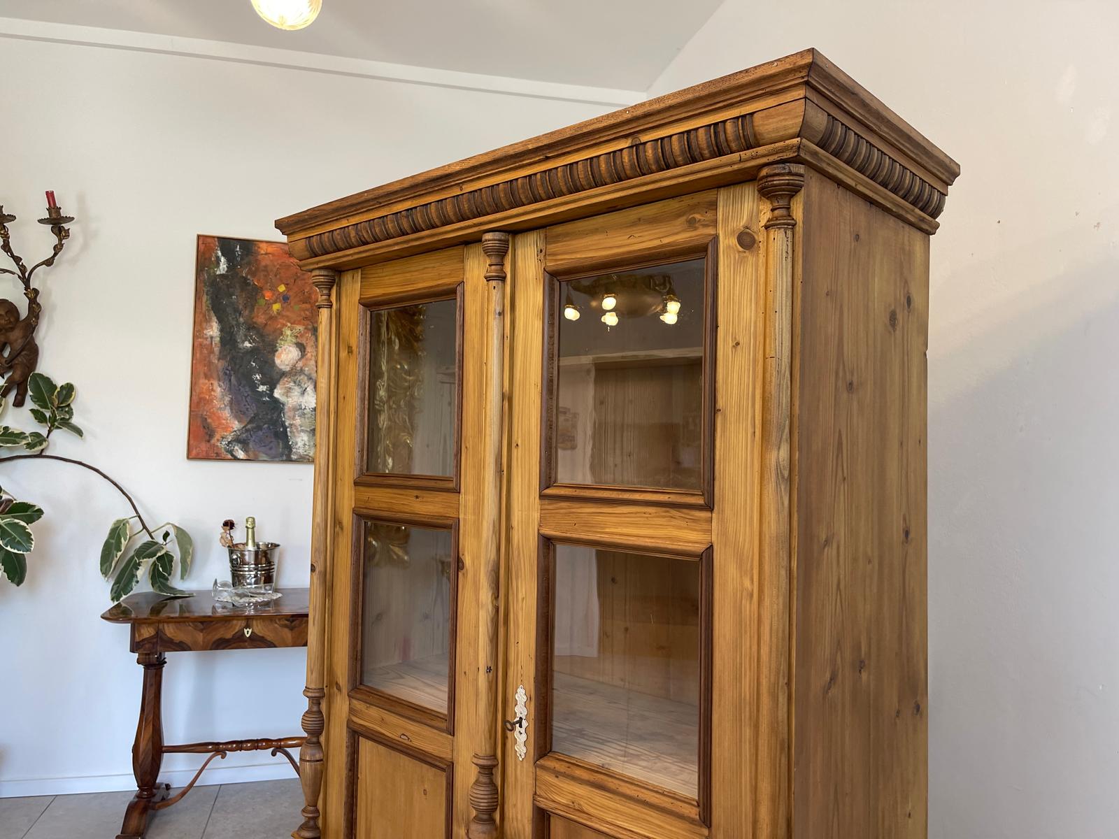 Traum Gründerzeit Kredenz Vitrine  Küchenkredenz Bauernmöbel G1704-1