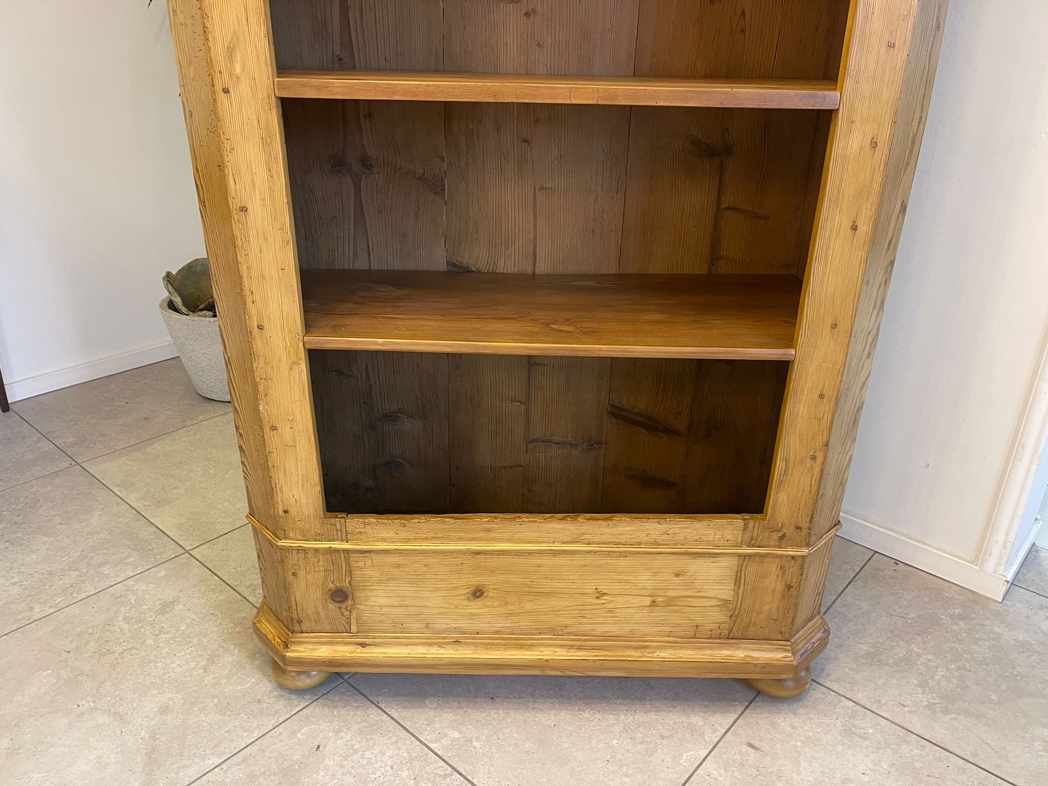 Altes Bücherregal Stellage Bauernregal Gründerzeit Naturholz Bauernmöbel E1018