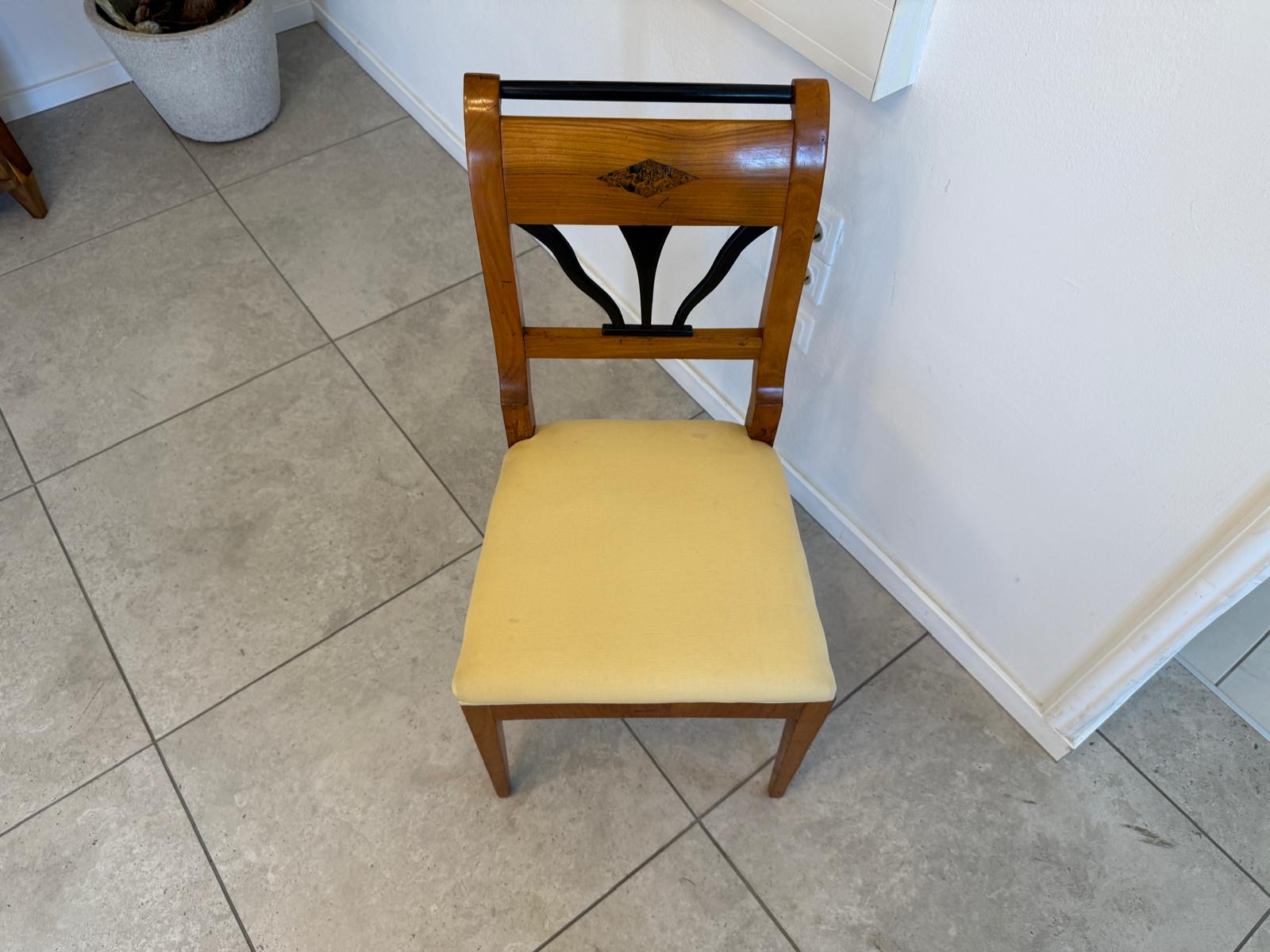 Originaler Biedermeier Sessel Antik Nussholz Antiquität G1897