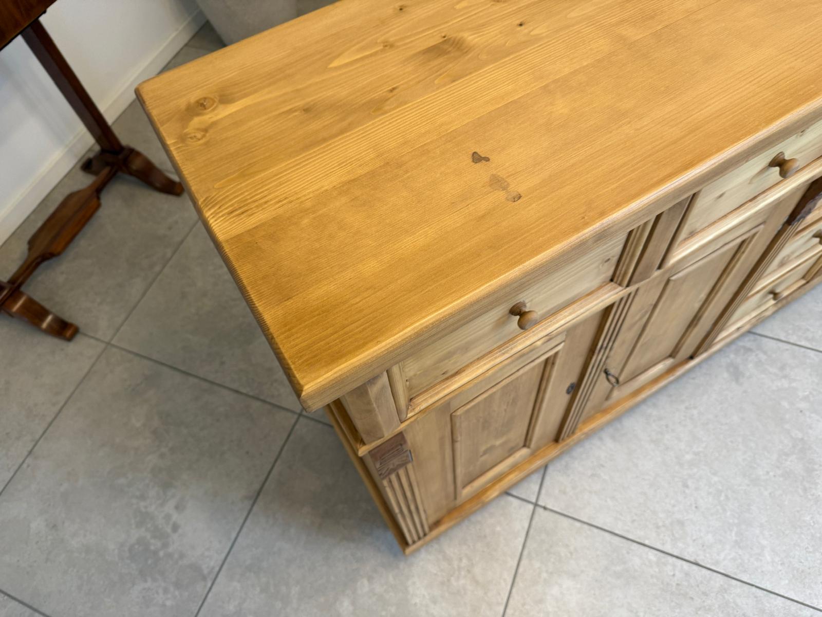 Massiver antiker Apothekenschrank 8 Ladenkommode Bauernmöbel G2361