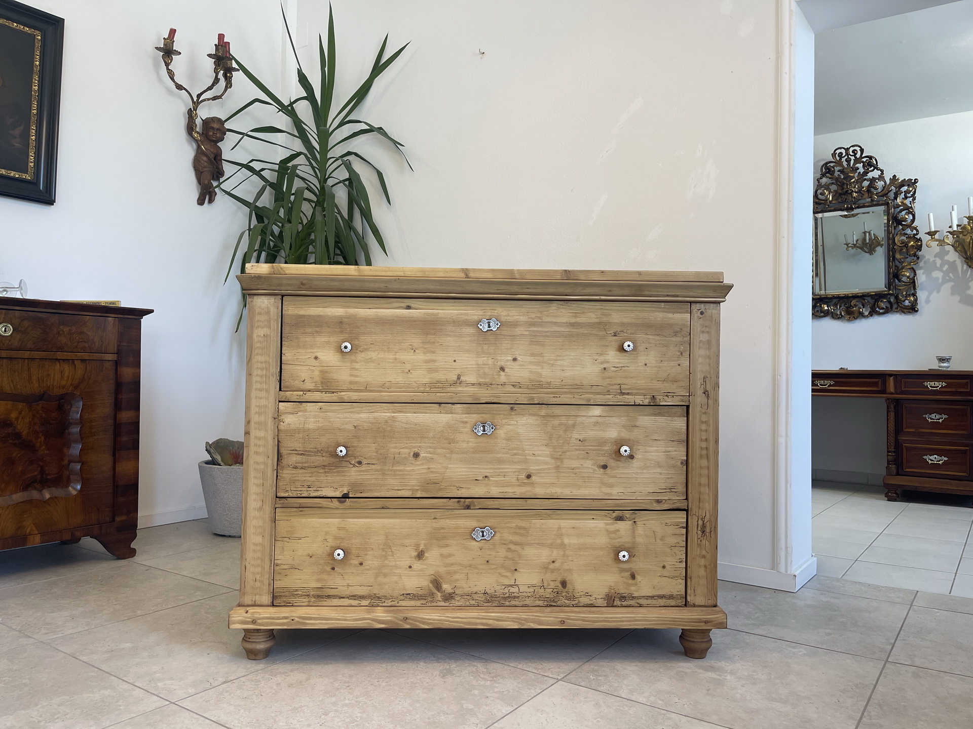 bauernschrank_245 Originale Gründerzeit Kommode Restauriert A4342
