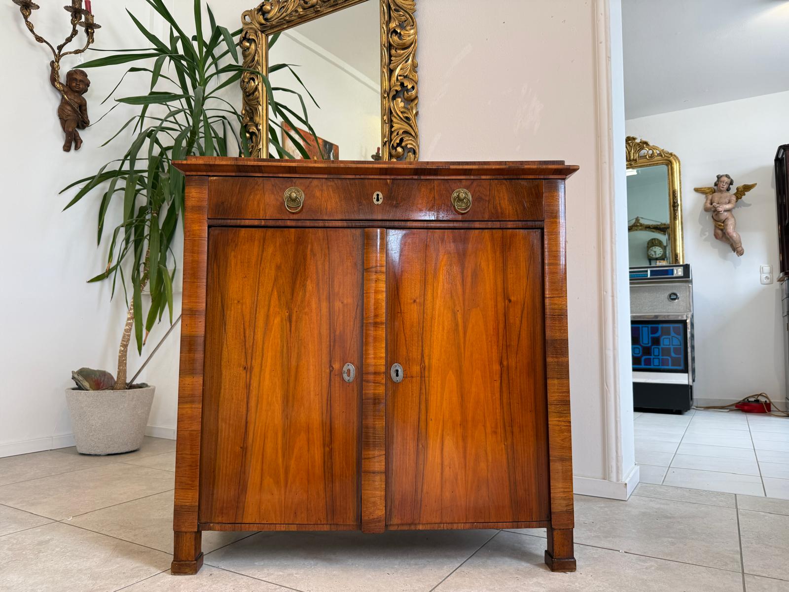 Biedermeier Trumeau Anrichte Schrank Originalstück Authentikum D2385
