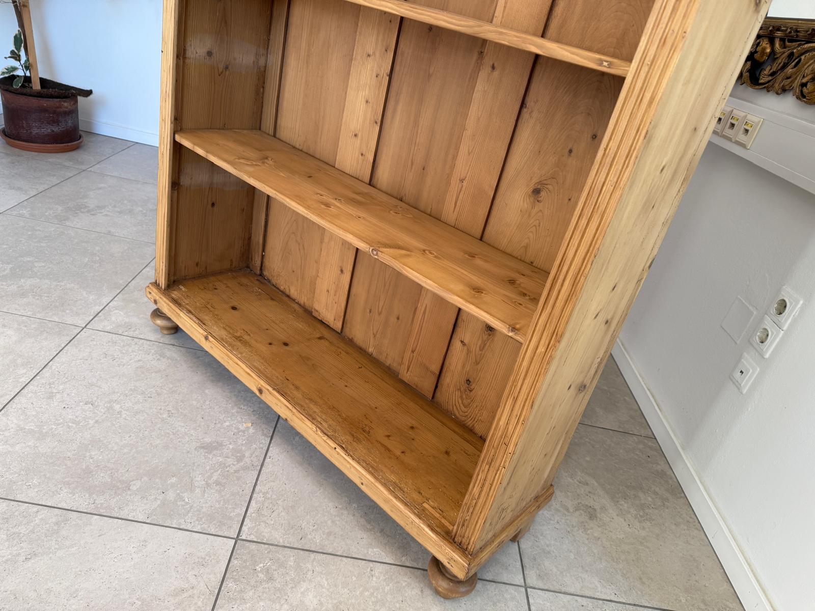 Altes Bauernregal Bücherregal Stellage Bauernschrank Naturholzmöbel G2287