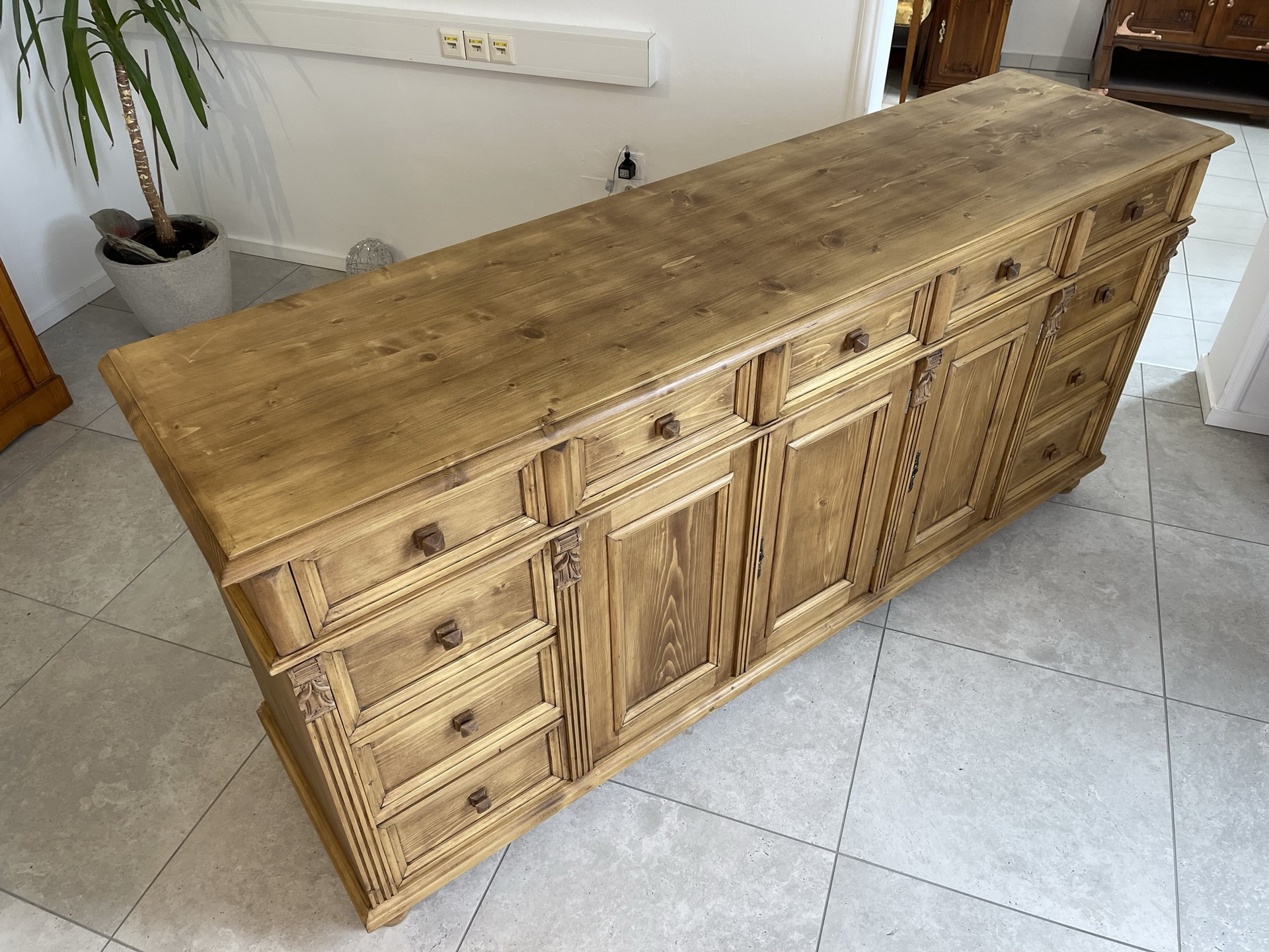 Chesterfield-Bauernschrank_11 urige 11 Ladenkommode Ladenschrank Apothekerschrank B1967