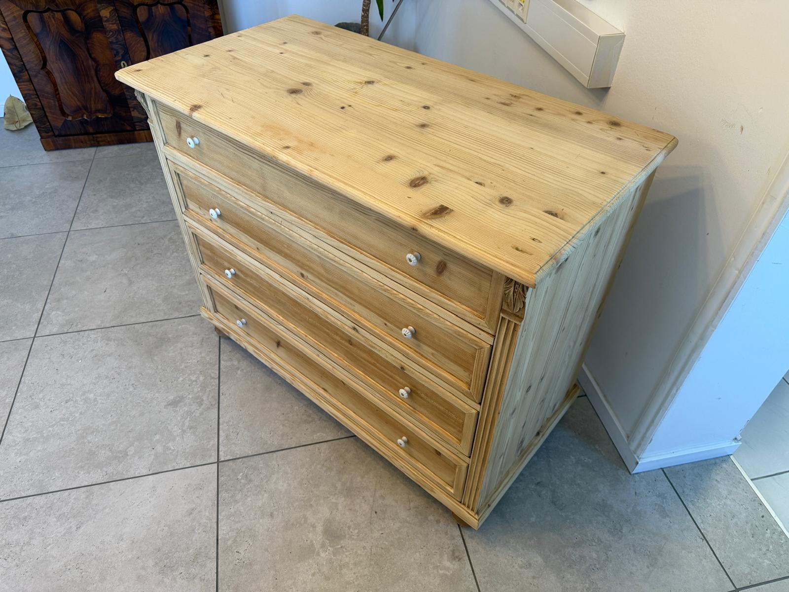 Bauernkommode Apothekenschrank 4 Ladenkommode Ladenschrank Weichholz D2420