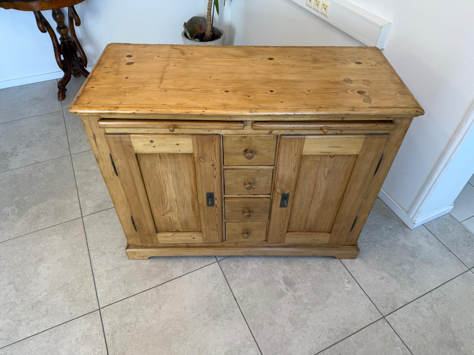 Restaurierte Biedermeier Anrichte Ladenkommode Antiquität G1789