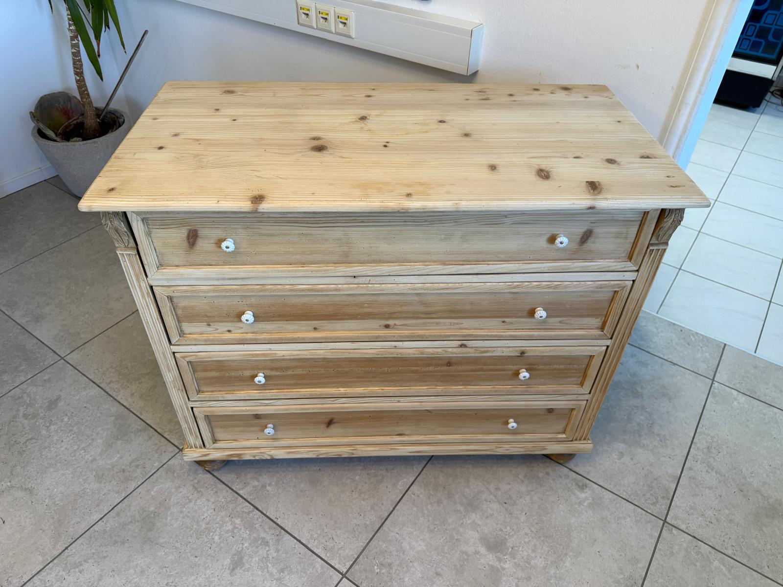 Bauernkommode Apothekenschrank 4 Ladenkommode Ladenschrank Weichholz D2420