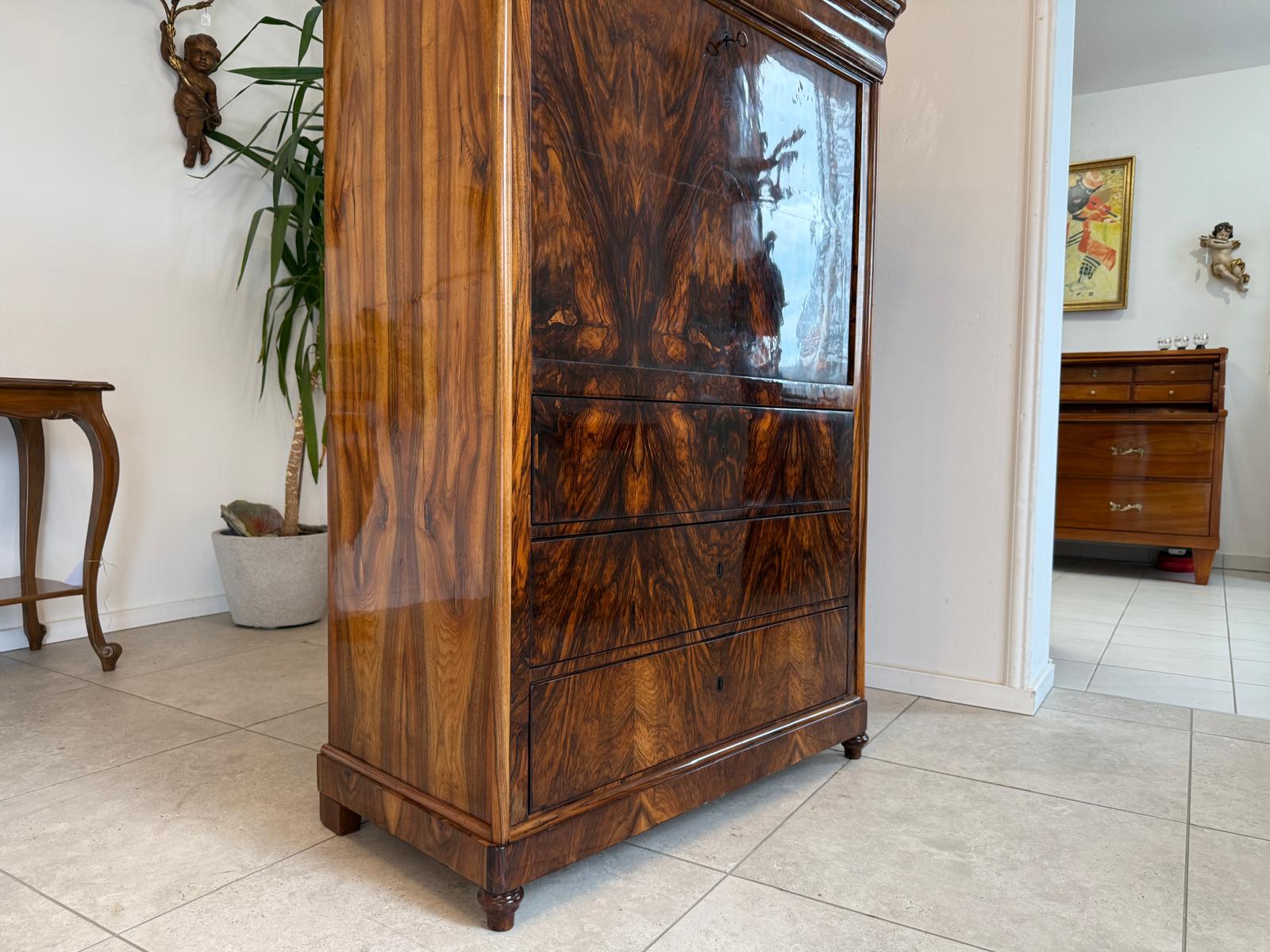 Sale Restaurierter Spätbiedermeier Standsekretär Schellack G1816