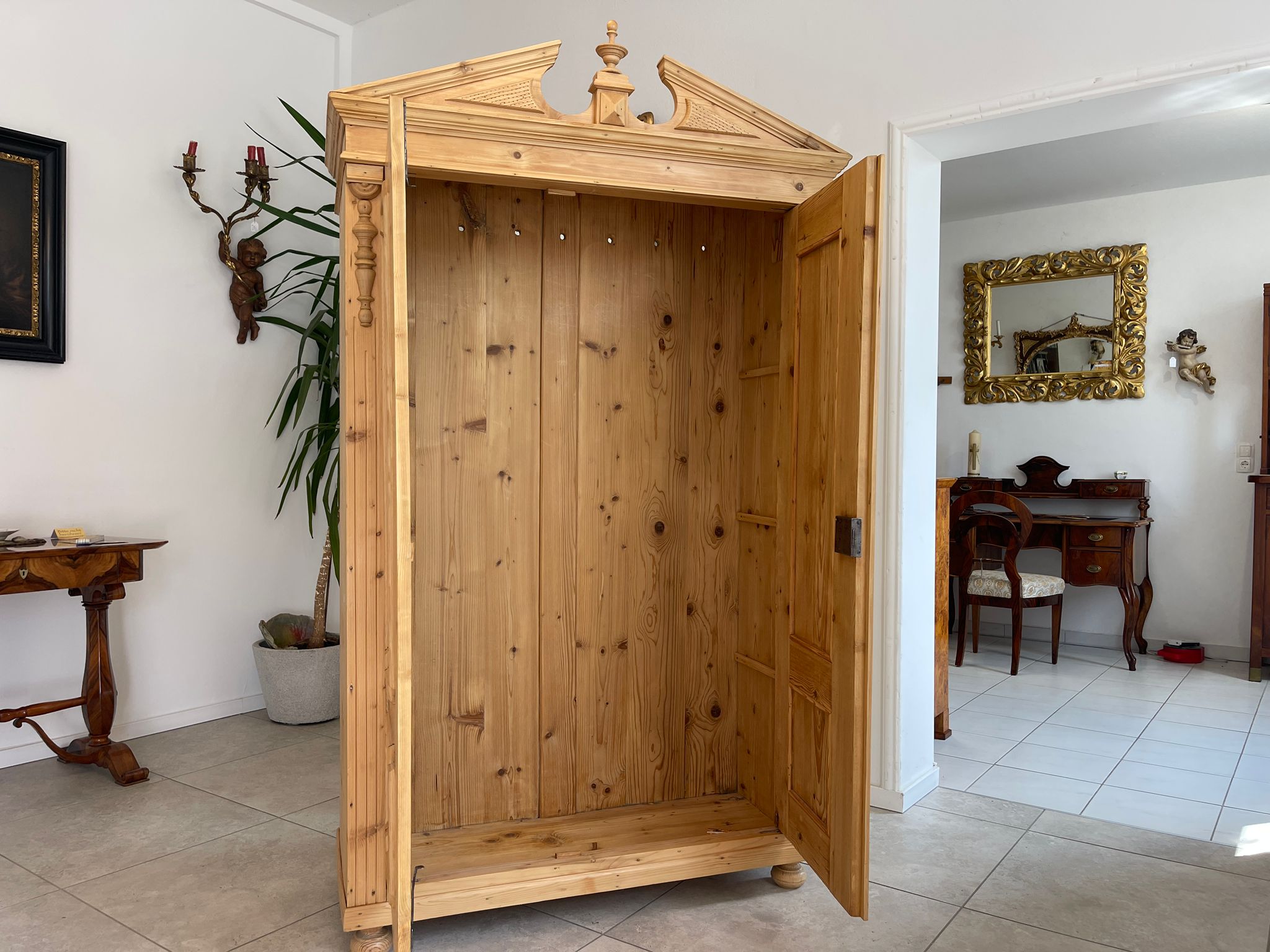 Original Gründerzeit Bauernschrank antiker Bauernkasten G1629