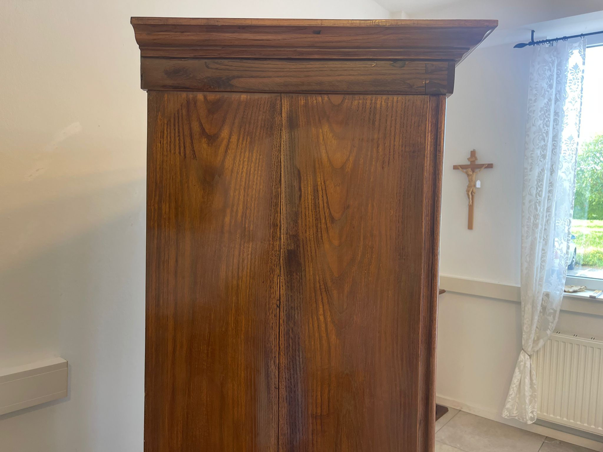 32926584-bd57-47a1-aece-d7b133b860ce Originale Biedermeier Vitrine Bücherschrank Glasschrank A4872