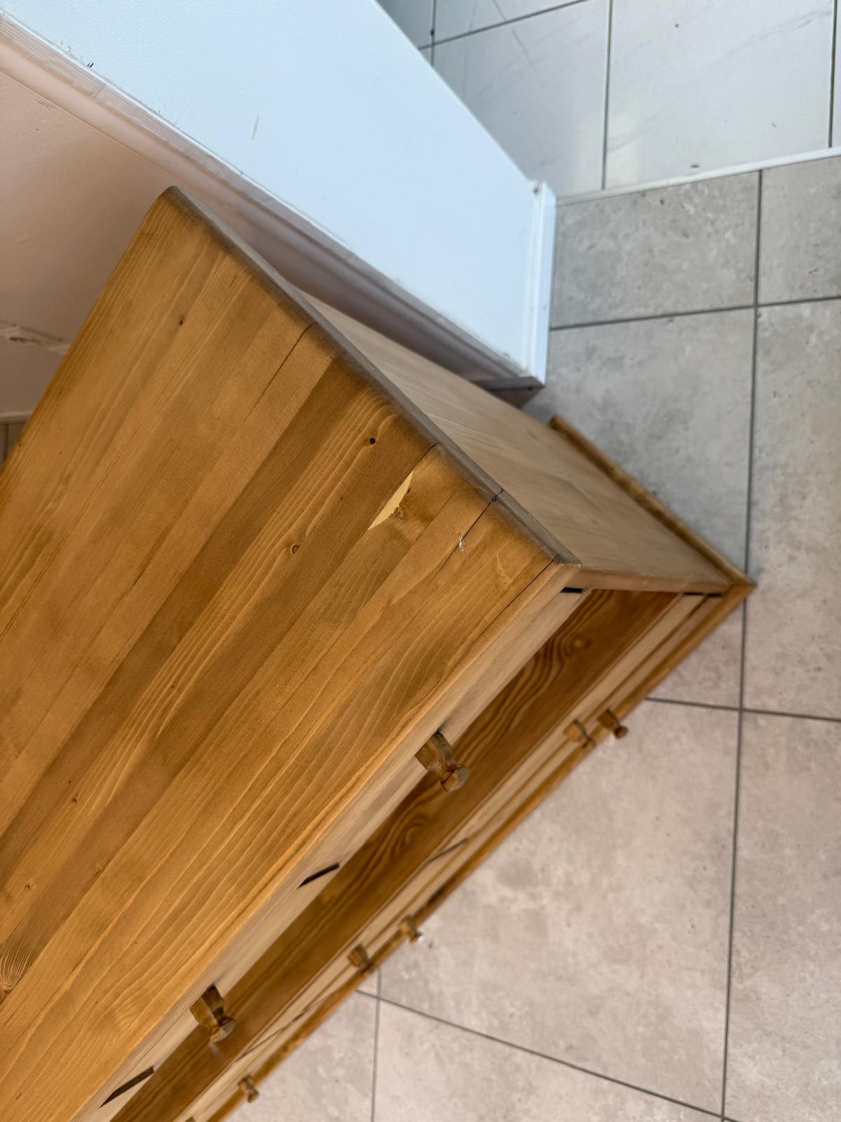 Praktische bäuerliche 12 Laden Kommode Anrichte Sideboard Antik G2070 