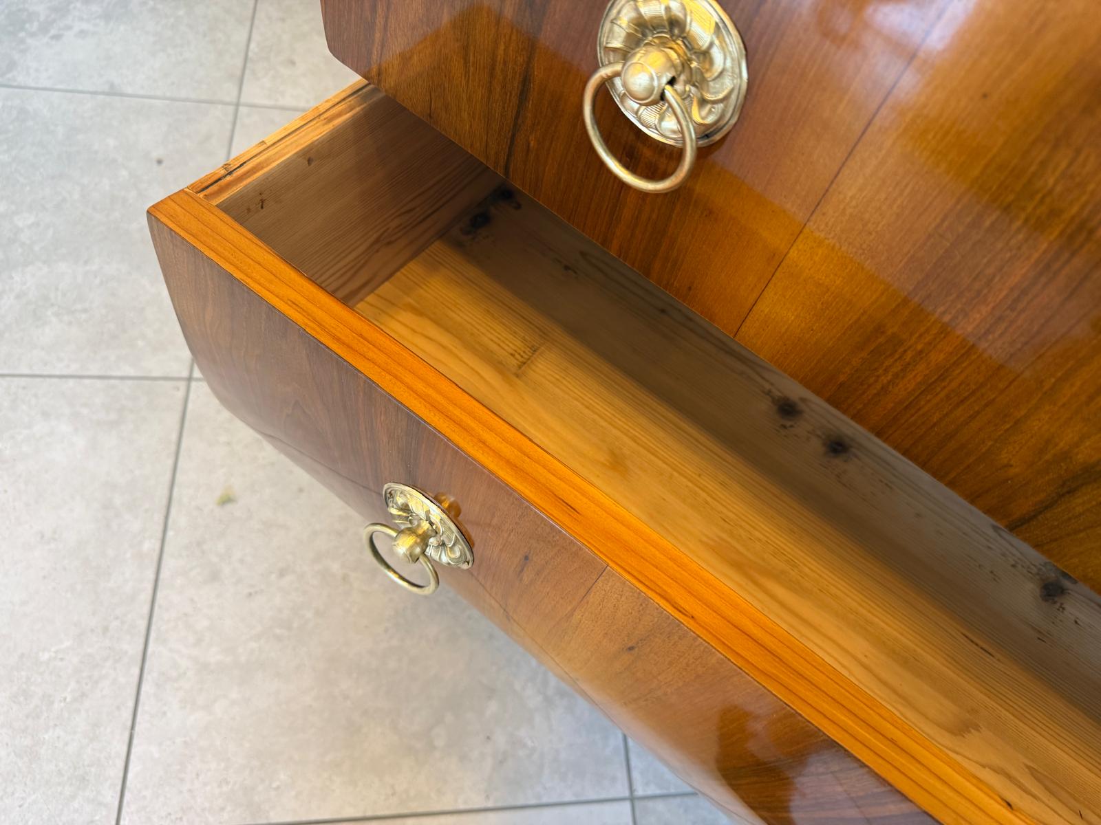 Biedermeier Kommode Ladenkommode Nussholz Antiquität Restauriert D2763