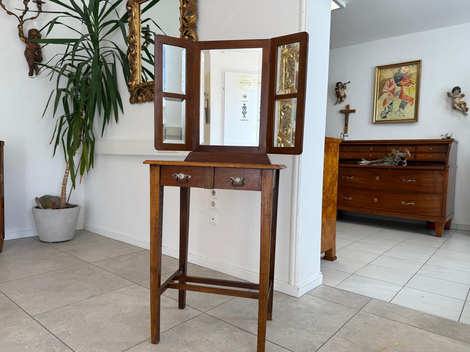 Restaurierter Jugendstil Tisch Schminktisch Beistelltisch G1958