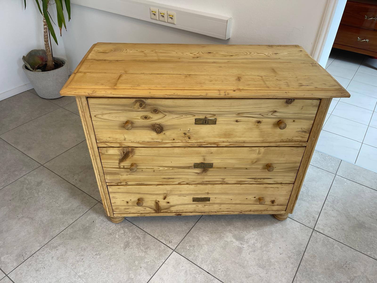 Originale Bäuerliche Gründerzeit Kommode Restauriert Bauernkommode Antik G1695